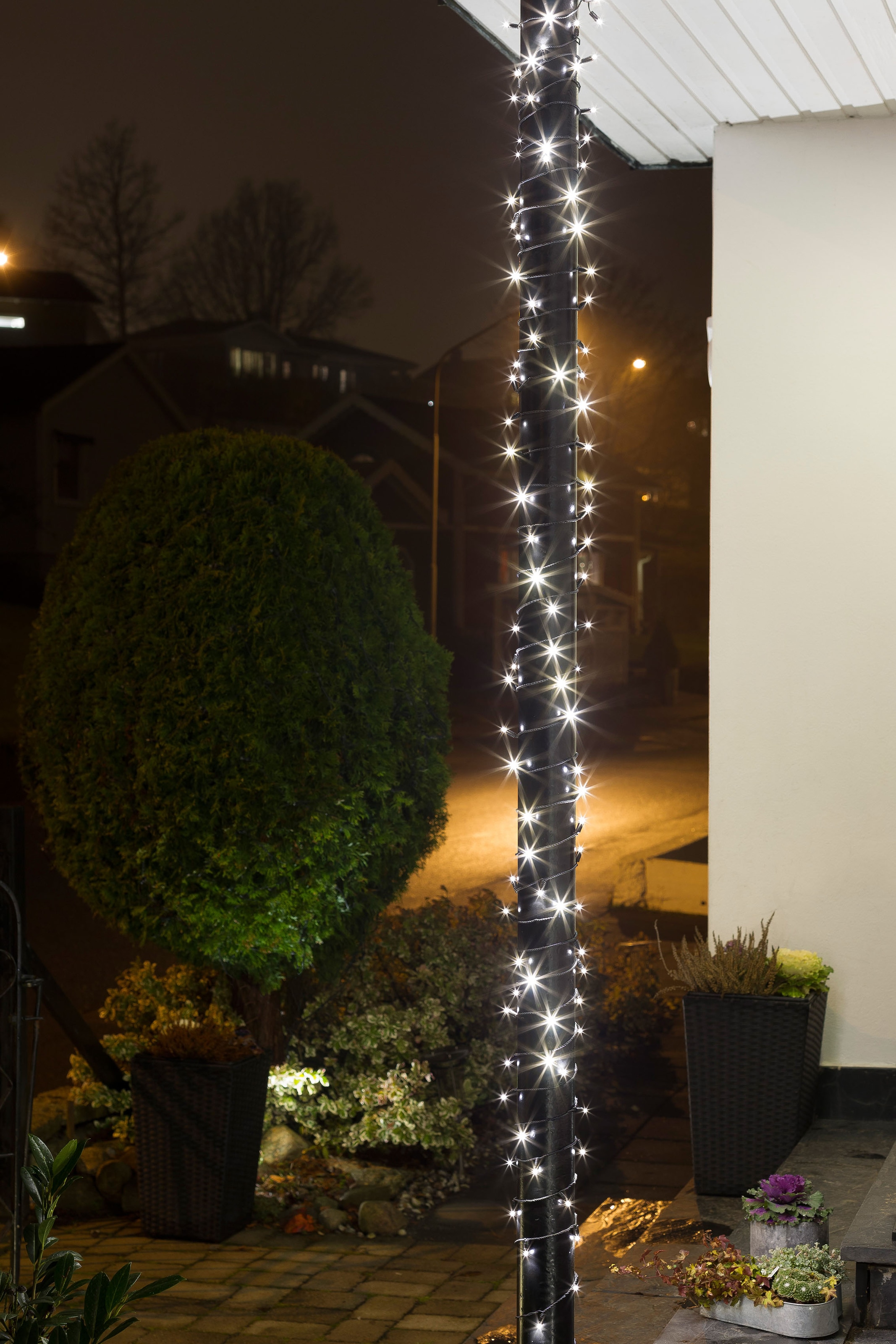 KONSTSMIDE LED-Lichterkette »Weihnachtsdeko aussen«, 40 St.-flammig, Micro LED Lichterkette, schutzisoliert/umgossen, 40 warm weiße Dioden