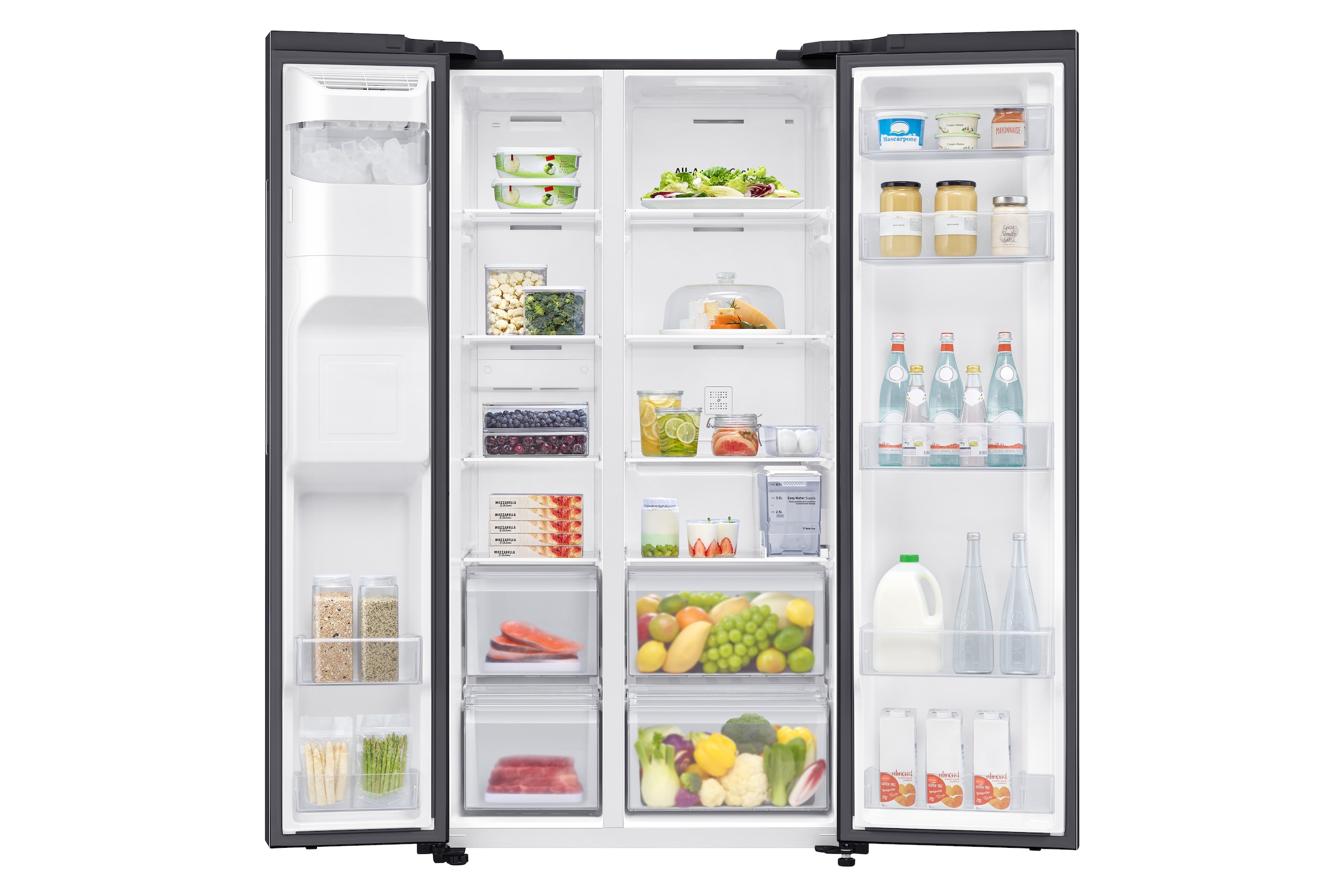Samsung Side-by-Side RS5000 »RS64DG5303B1EF«, SpaceMax - Viel Platz für deine Vorräte