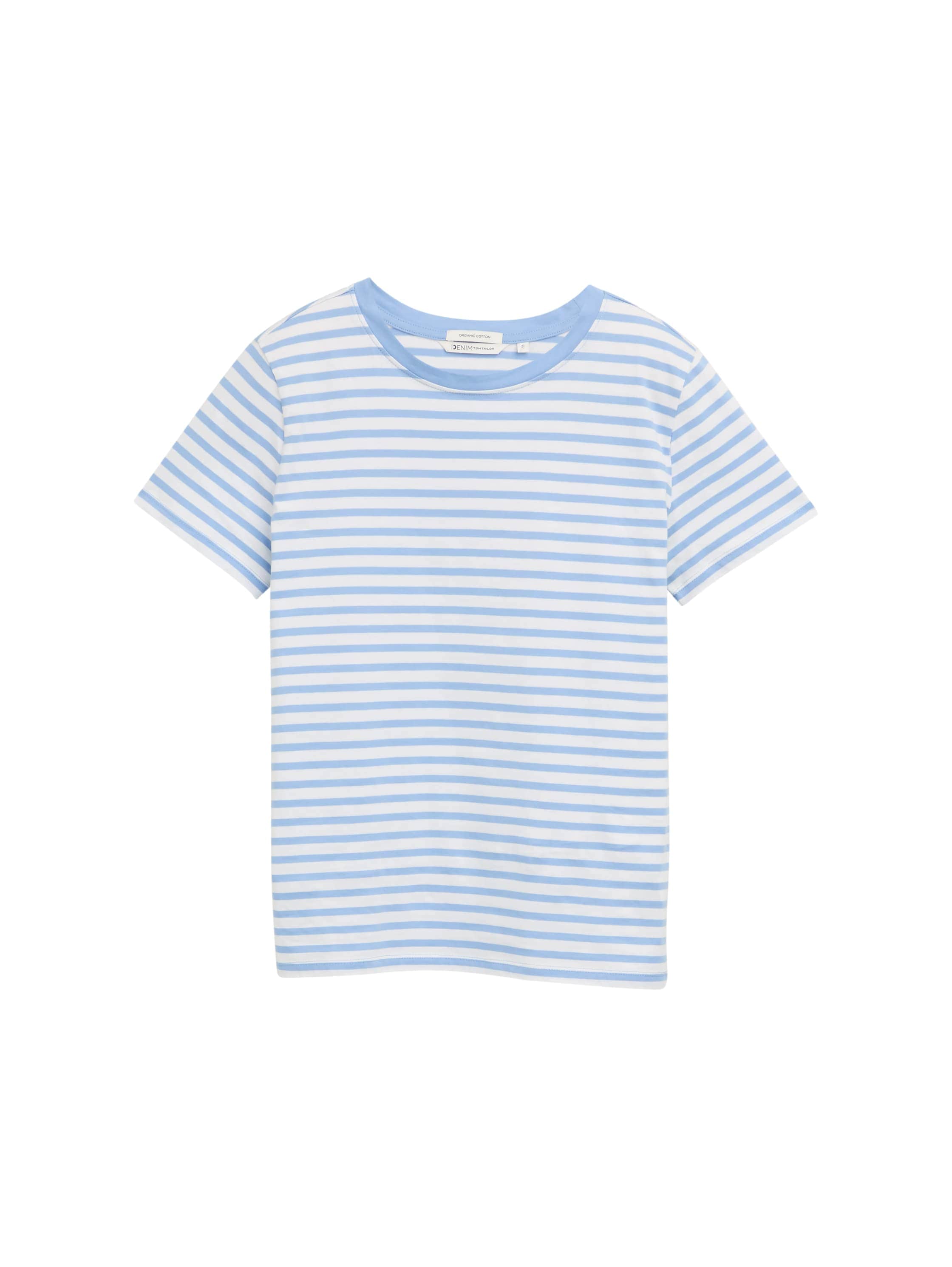 TOM TAILOR Denim T-Shirt, geringelt