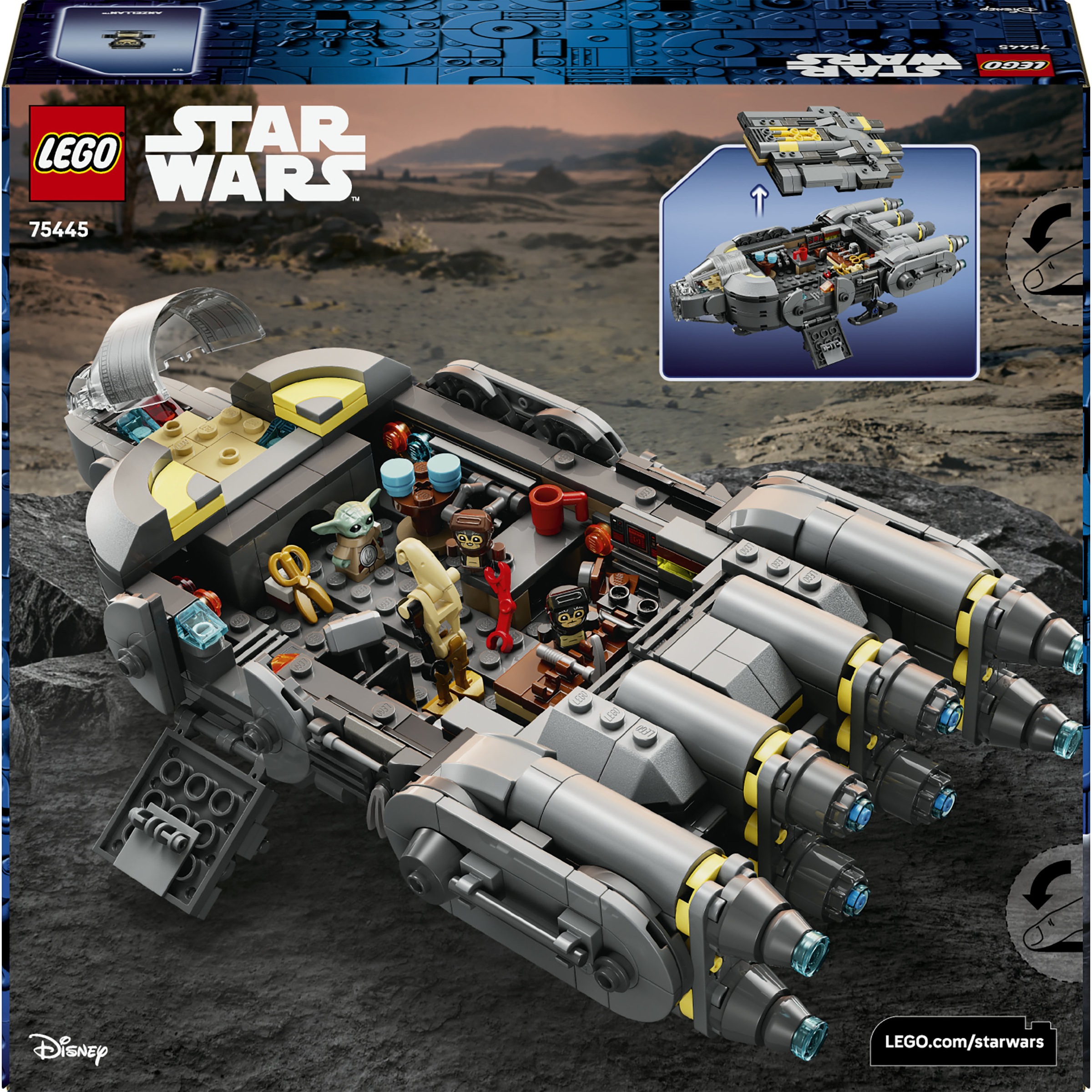 LEGO® Konstruktionsspielsteine »Sternenschiff der Anzellaner (75445), LEGO Star Wars™«