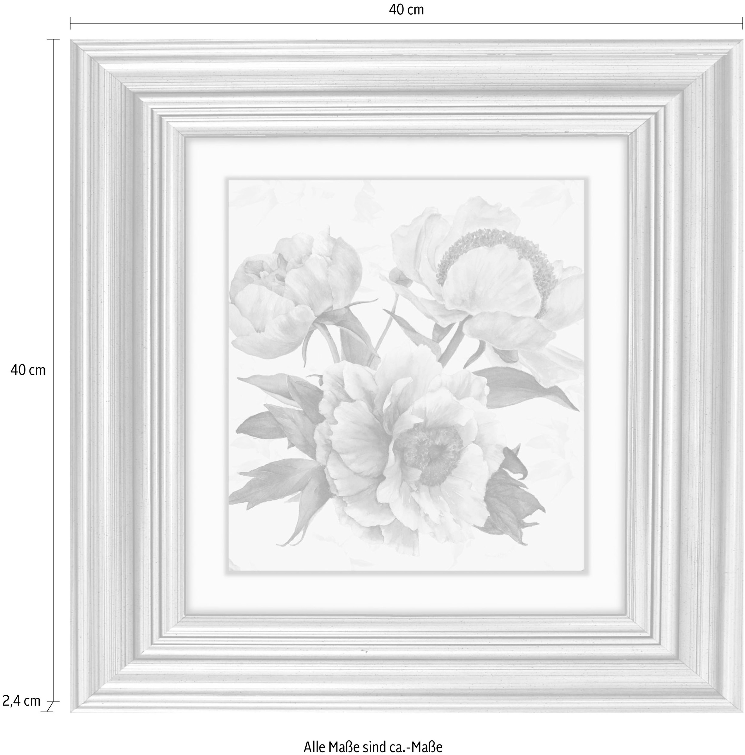 queence Acrylglasbild »Blumen«, Blumen-Blumenbilder-Kunst-Pflanzen-Pflanzenbilder-Gemälde, Fine Art-Print in Galeriequalität