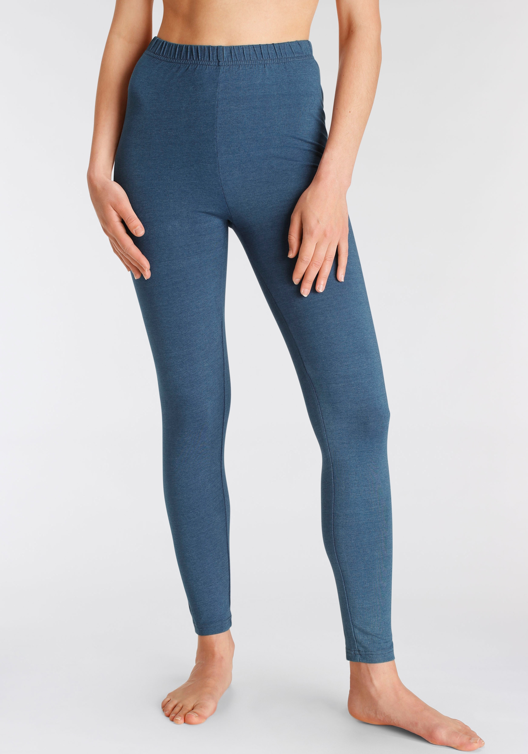 Vivance active Leggings, (2er-Pack), mit Gummibund, Loungewear