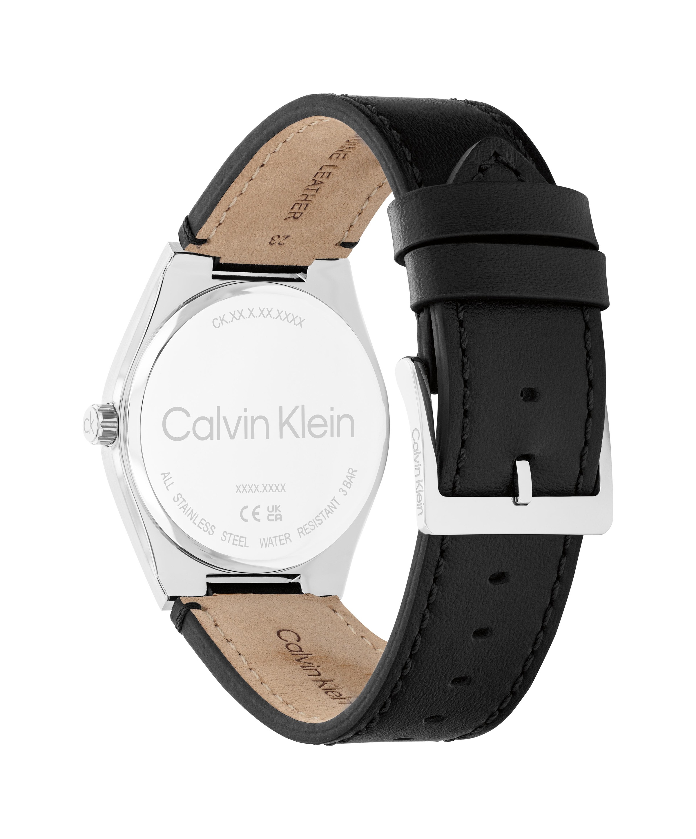 Calvin Klein Multifunktionsuhr »CK MOTION« Quarzuhr, Armbanduhr, Damenuhr, Herrenuhr, Lederarmband, analog