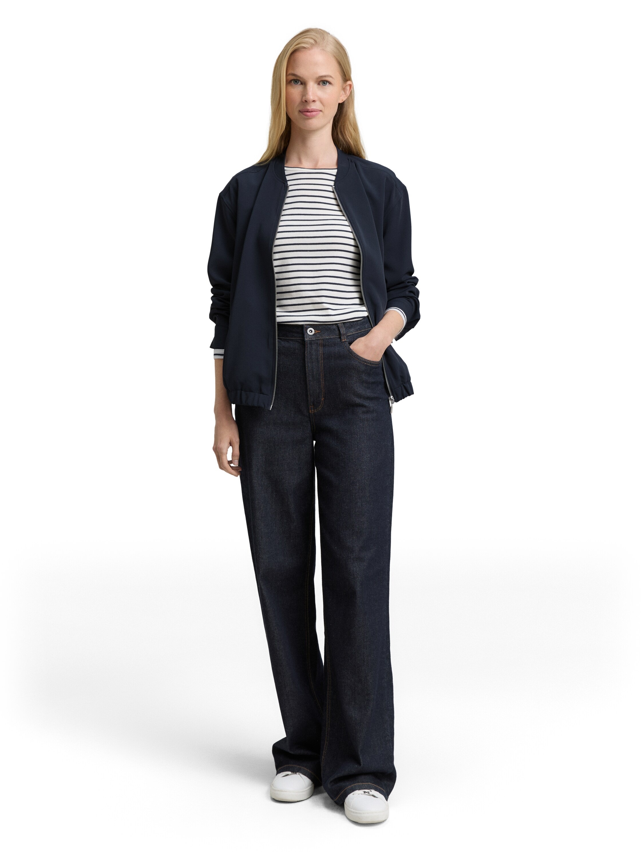 TOM TAILOR Cardigan, mit Stehkragen und Reißverschluss