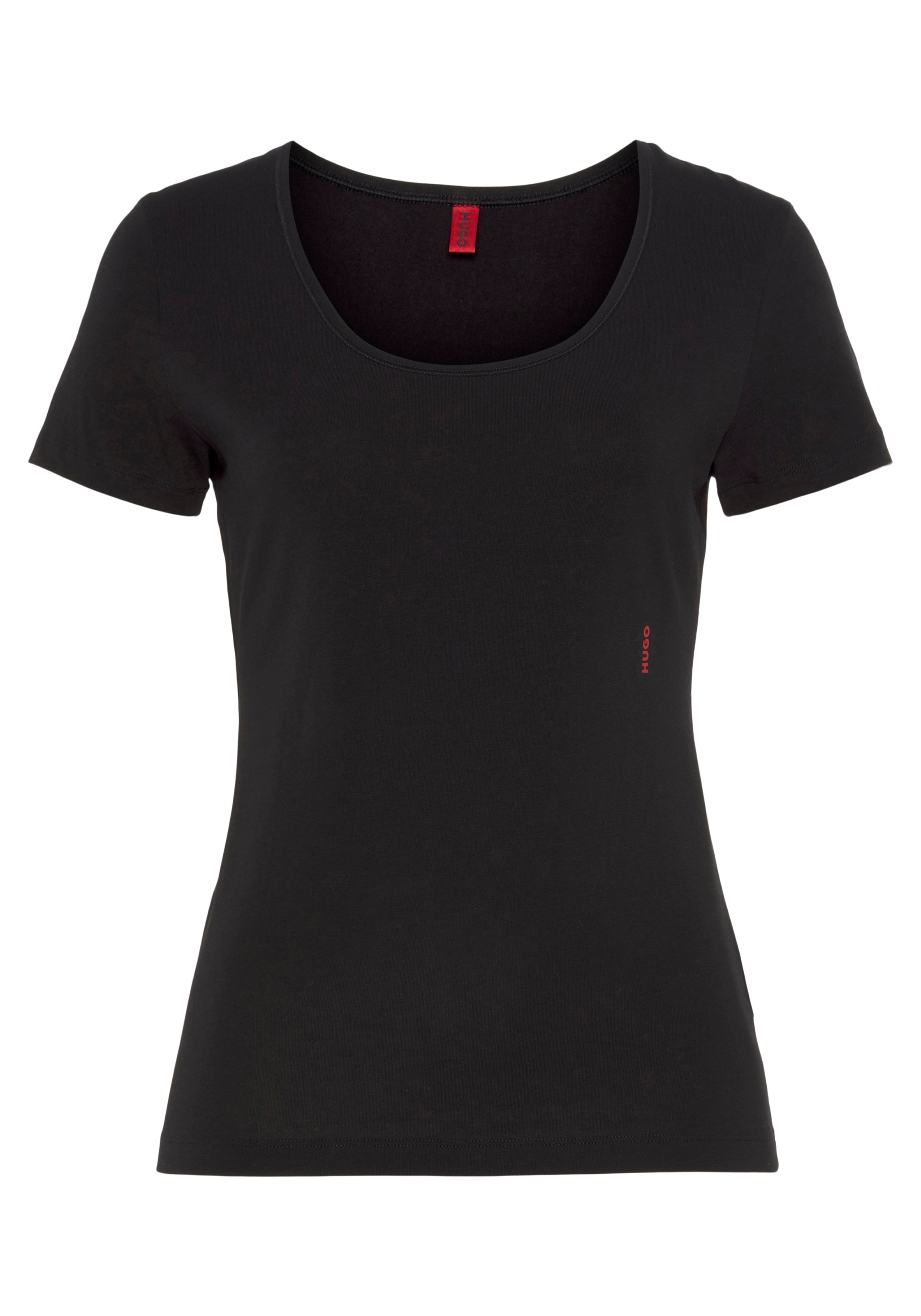 HUGO Underwear T-Shirt »TWIN«, (Packung, 2 tlg., 2er-Pack), mit vertikalem Logodruck