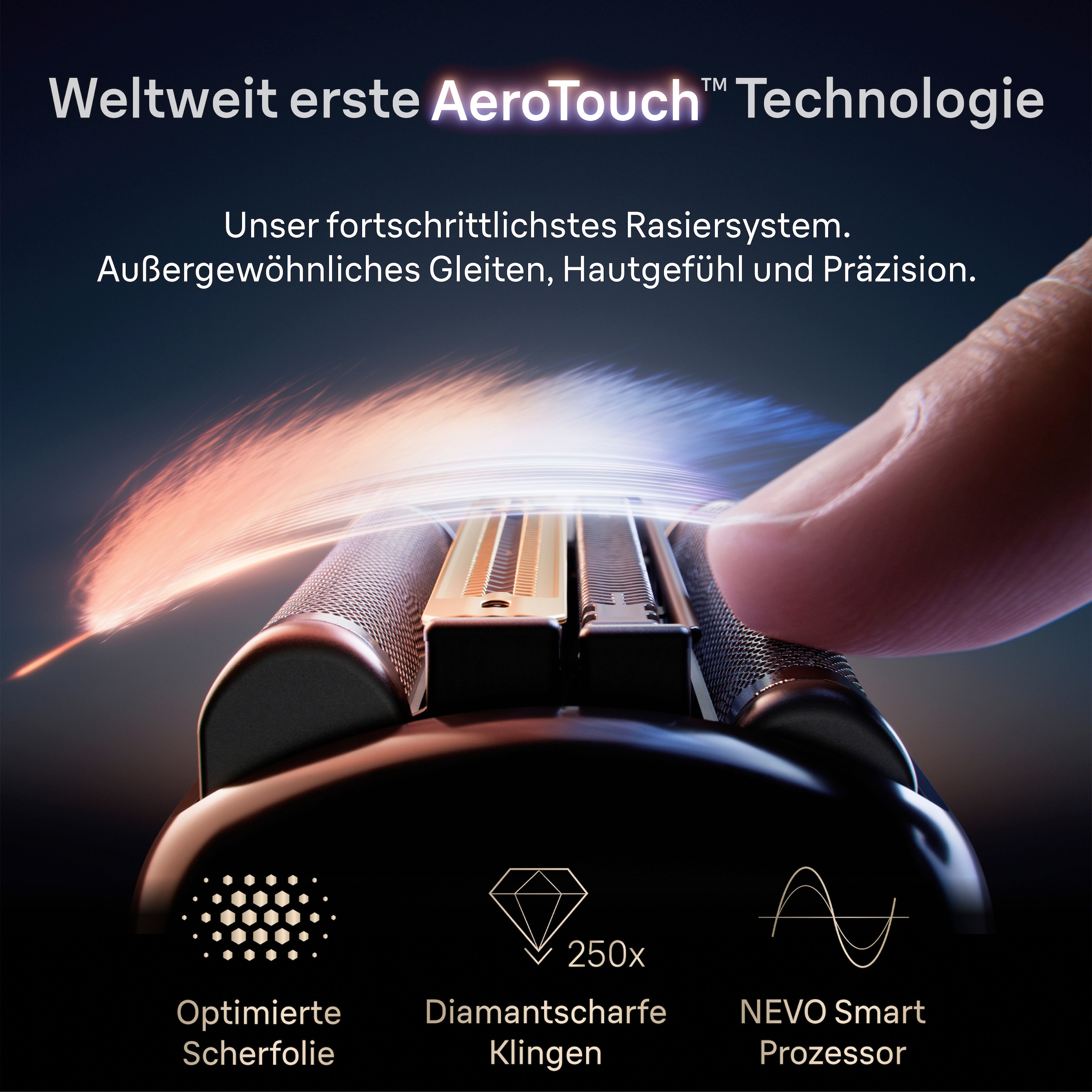 Braun Elektrorasierer »NEVO 15000cc« SmartClean-Plus-Reinigungsstation integrierter Präzisionstrimmer AeroTouch, Smart Display, 7-in-1 Care System, Reiseetui, Silber
