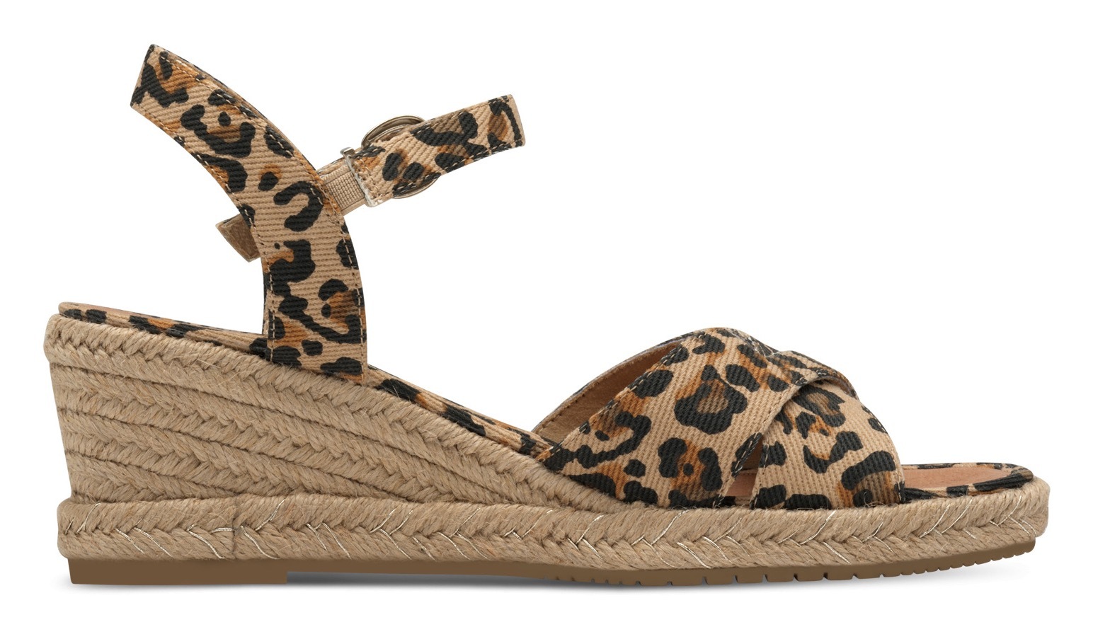 Tamaris Keilsandalette  , Riemchensandale, Sommerschuh mit modischer Kreuzbandage