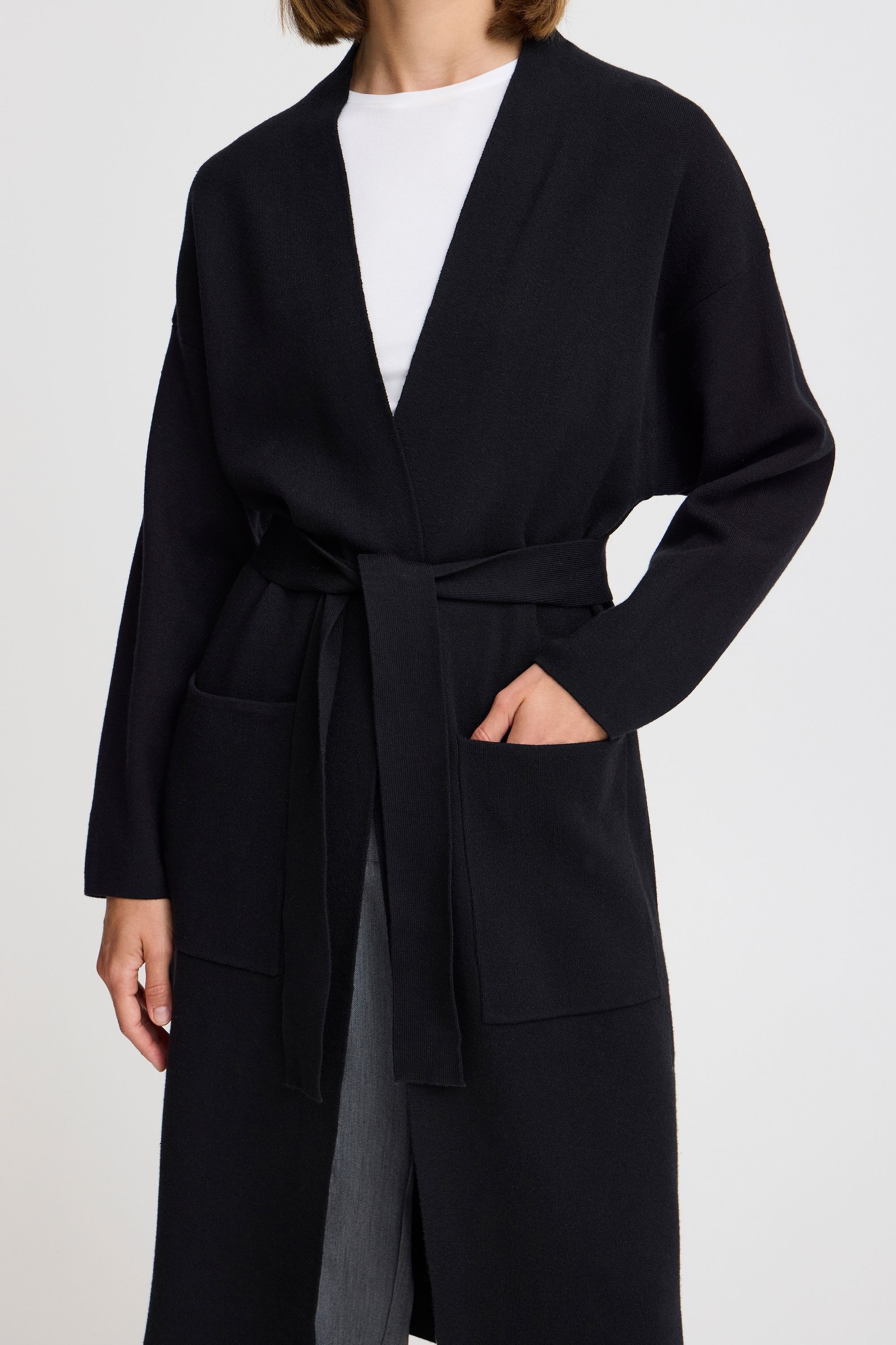 b.young Strickjacke »Strickjacke BYMIRAN LONG CARDIGAN -«