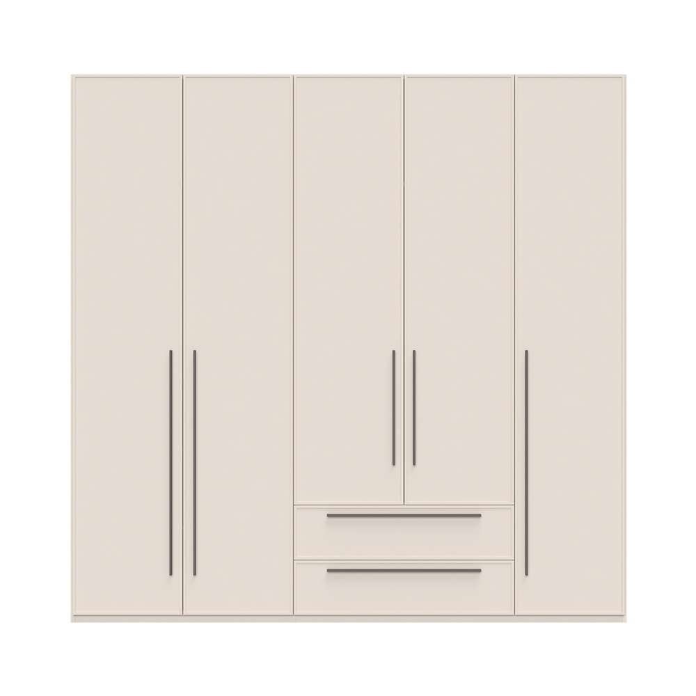 Places of Style Drehtürenschrank »Opera mit oder ohne Kranz inkl. LED-Bel.,B92,137,182 oder 227 cm«, UV lackiert, Soft Close Funktion, Höhenverstellbare Füße