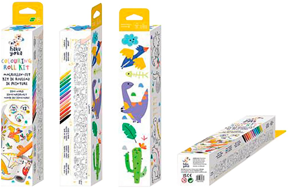 haku yoka Kreativset »Wachsmalkreiden-Set, Dino«