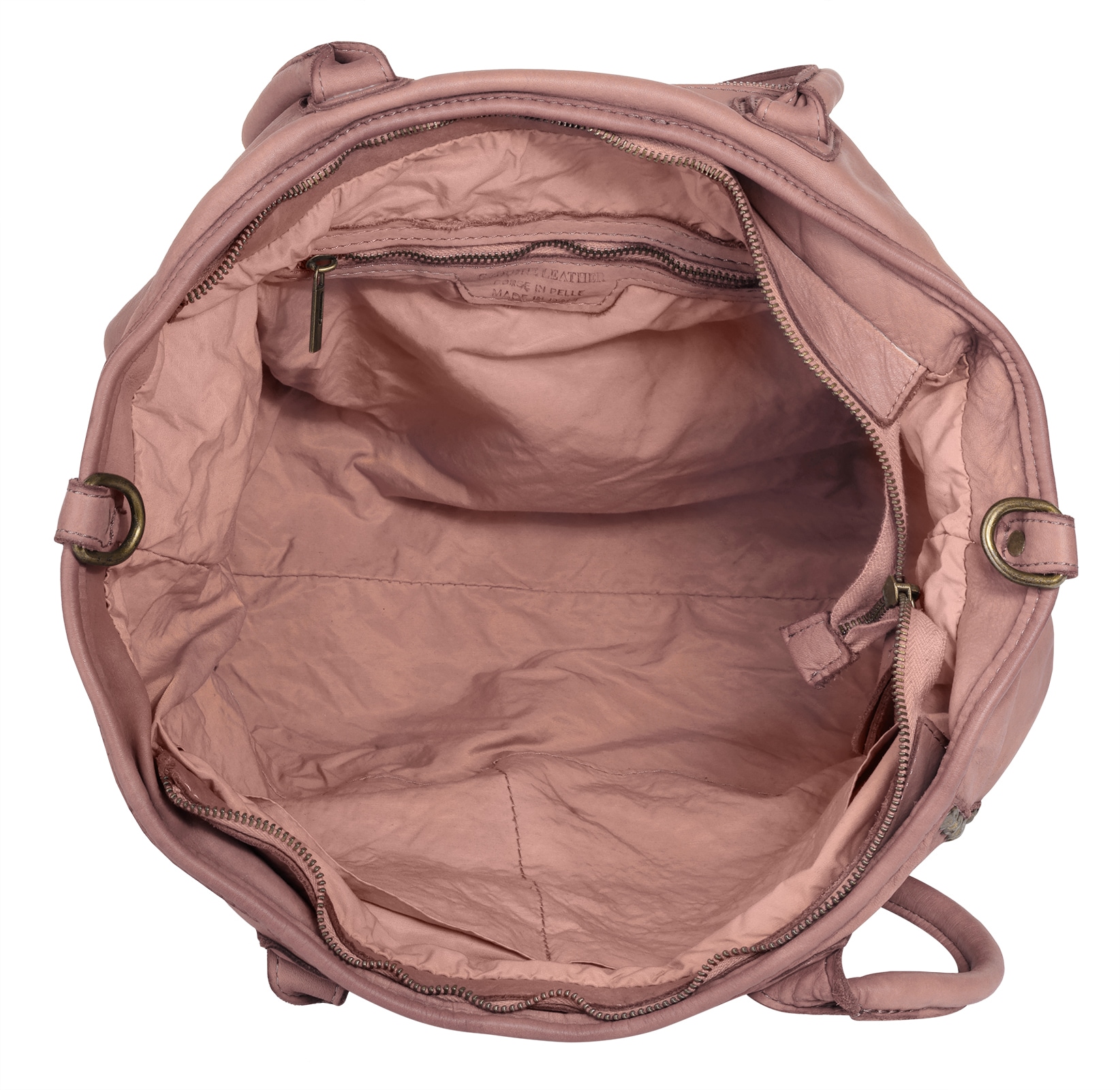 Samantha Look Shopper, echt Leder, Made in Italy
