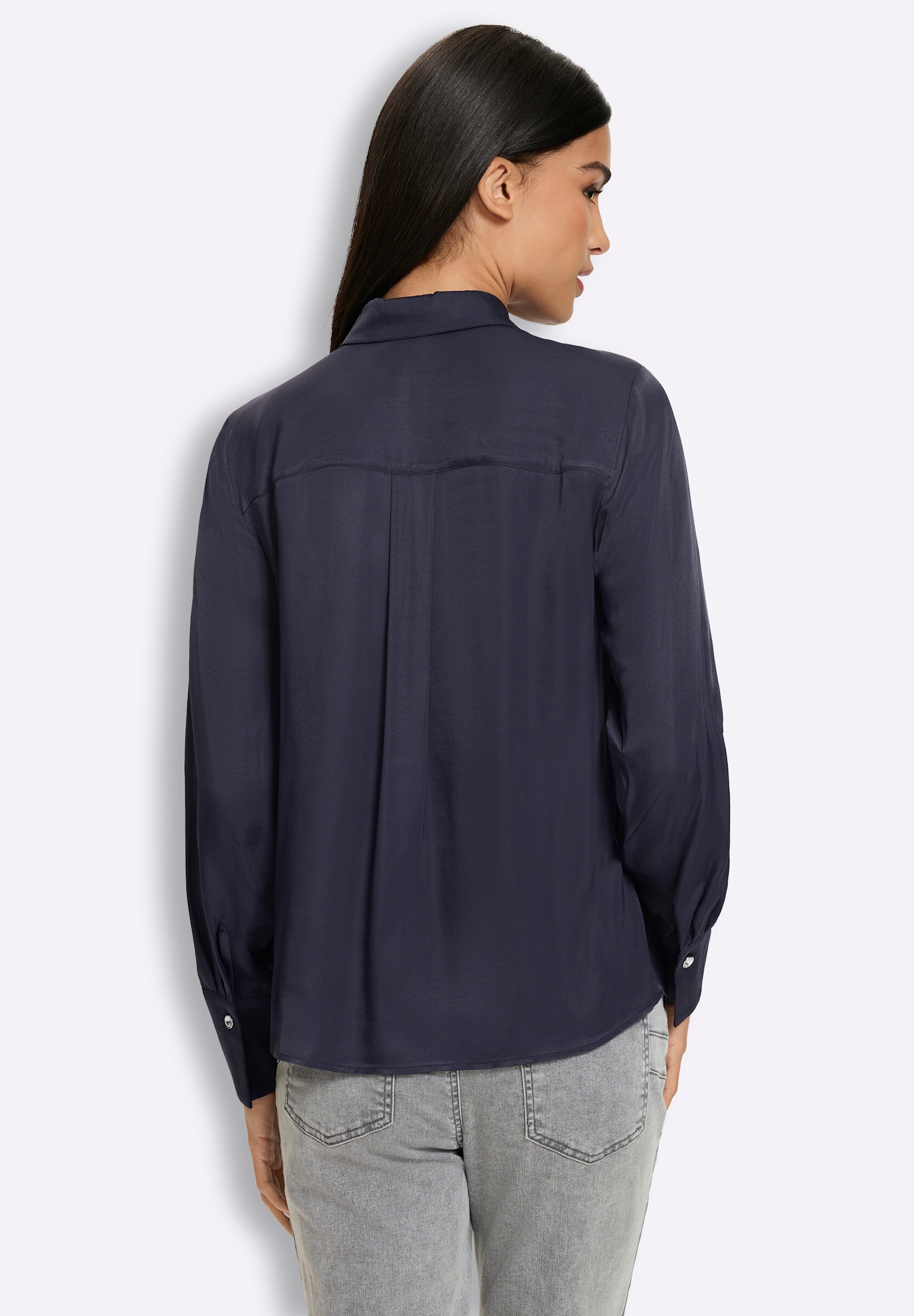 heine Klassische Bluse »Bluse Hemdbluse mit Rückenfalte«