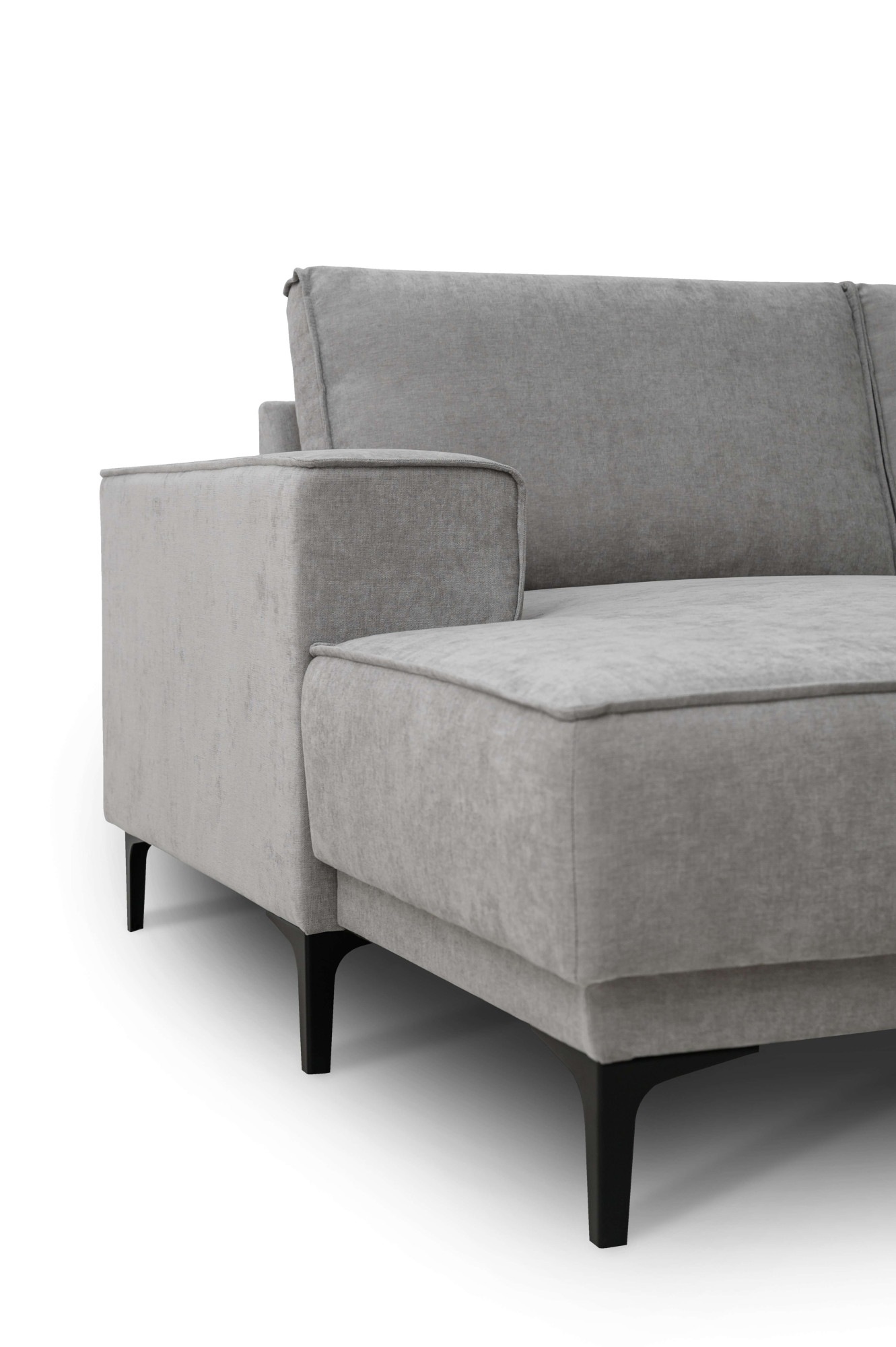 OTTO home Wohnlandschaft »OLAND U-Form, XXL, B: 342 cm, Skandi-Design« Skandi-Design in Struktur, Flachgewebe, Luxus-Microfaser, Boucle