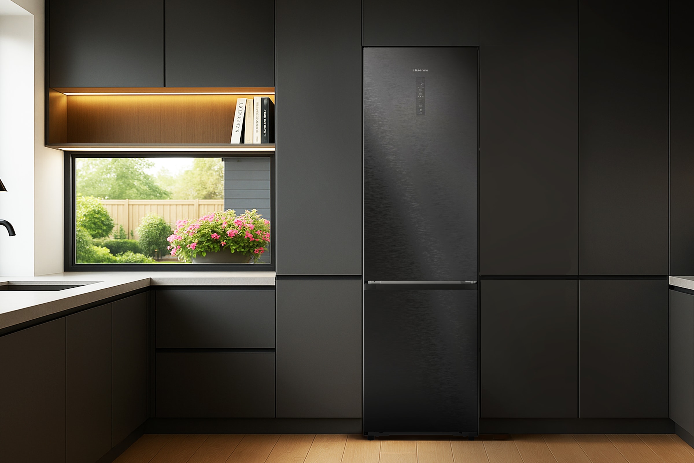 Hisense Kühl-/Gefrierkombination »RB5P410SAFA« 203 cm hoch 59,5 cm breit BigVolumen Modell mit insgesamt 413 Liter