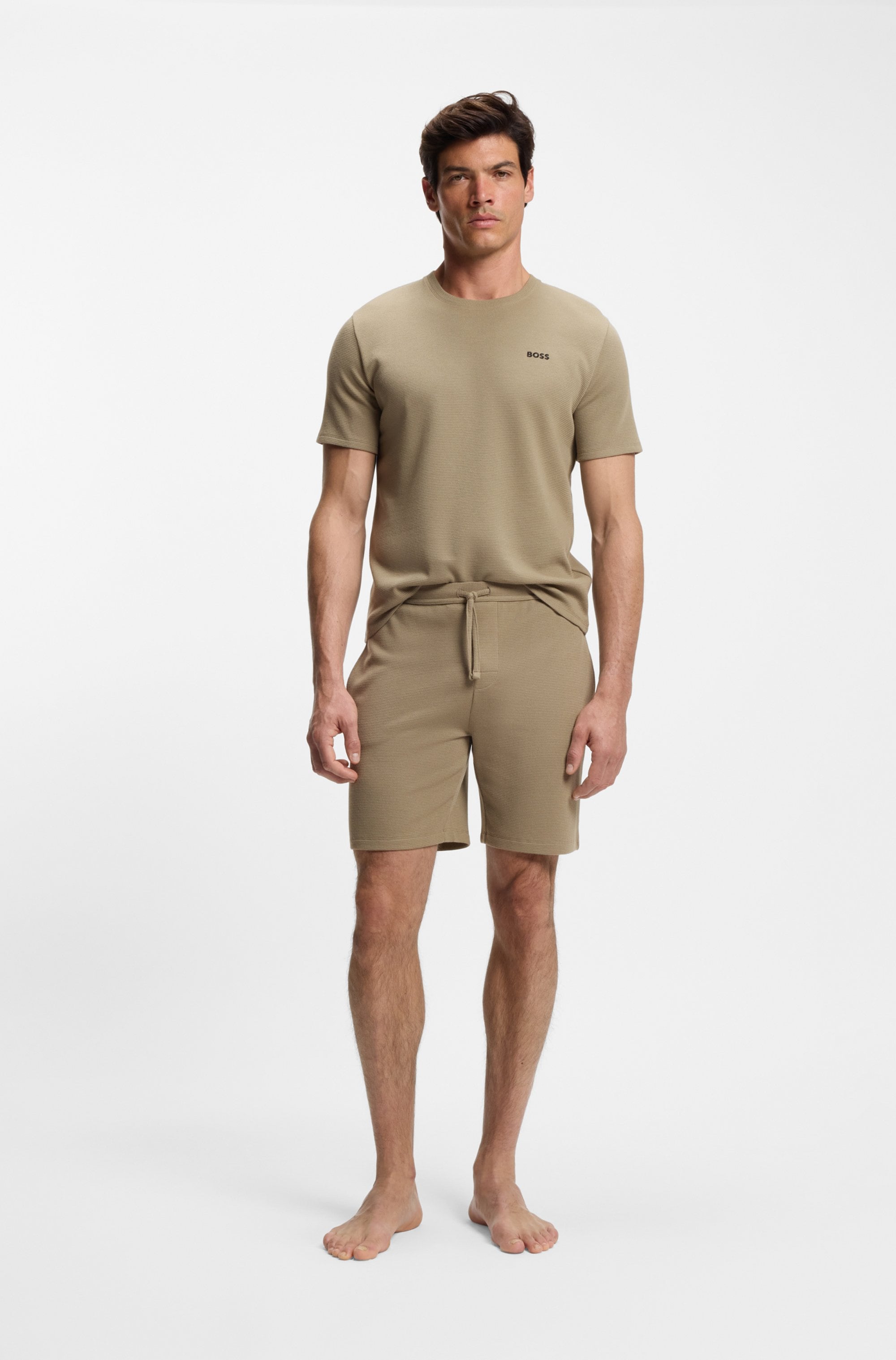 BOSS Pyjamashorts »Waffle Shorts«