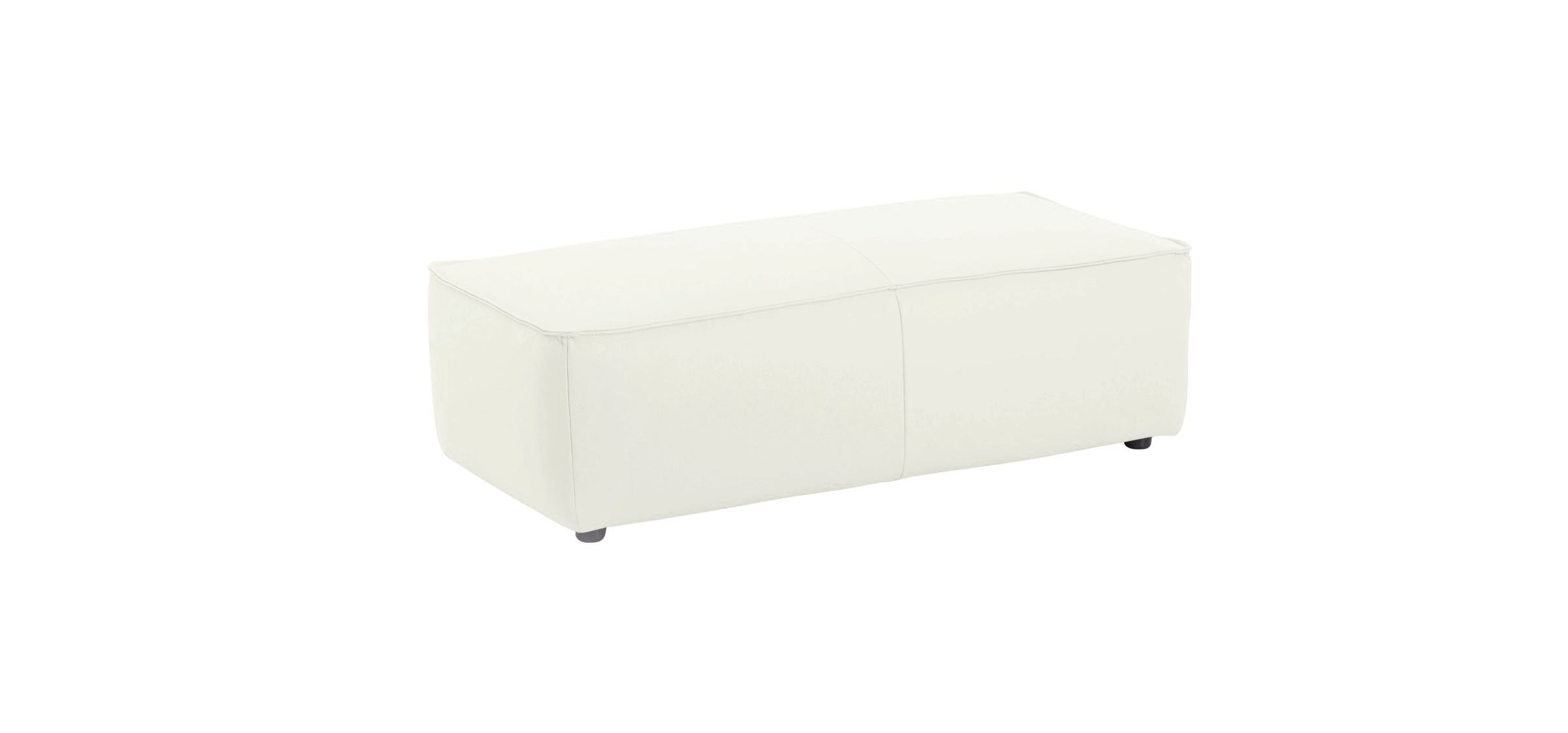 W.SCHILLIG Ecksofa »around-the-block Mega-Sofa & Hocker, viel Platz, Breite 300cm, L-Form« inklusive Hocker, mit eleganter Biese, mit Federkern