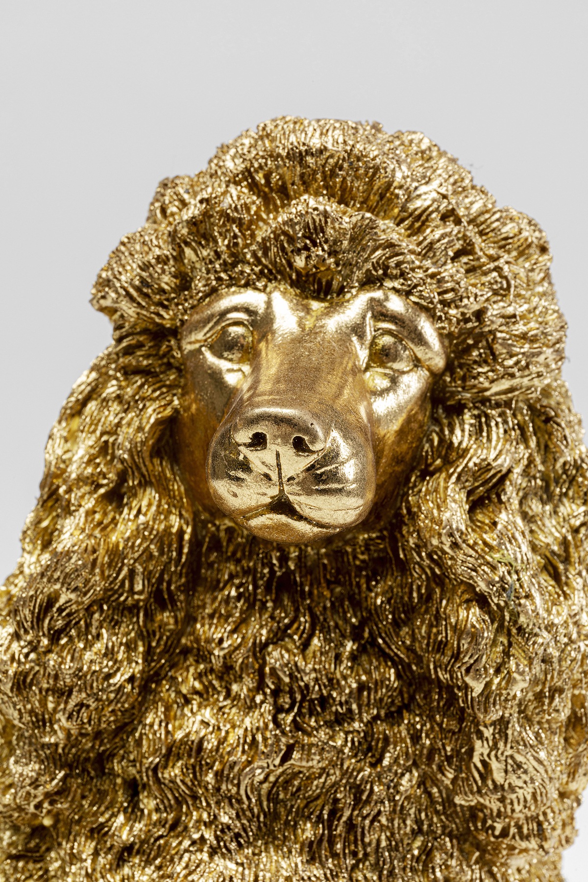 Kare Design Dekofigur »Mrs Poodle Gold 34cm«