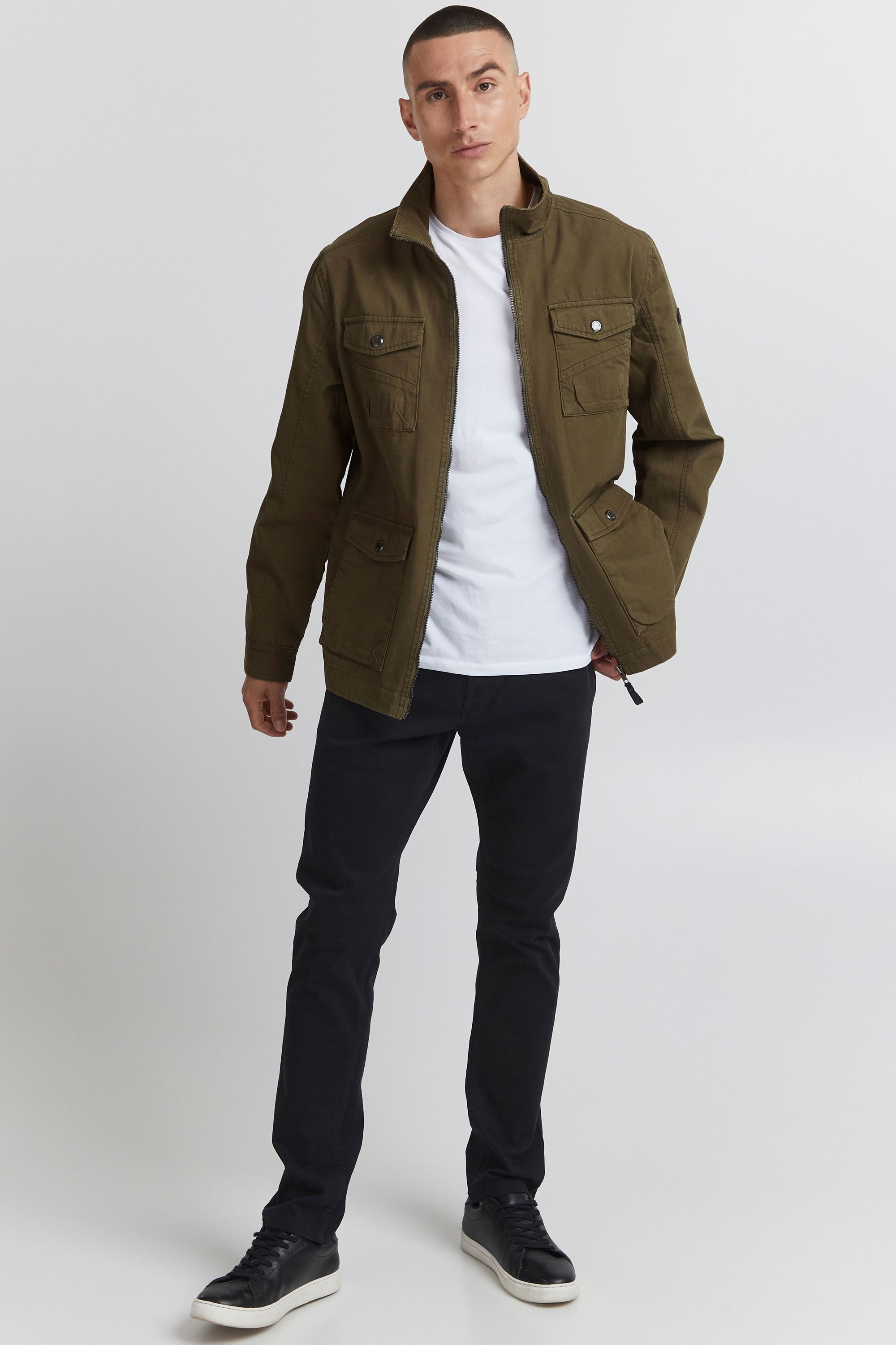 Indicode Fieldjacket »Fieldjacke IDBolven«, ohne Kapuze