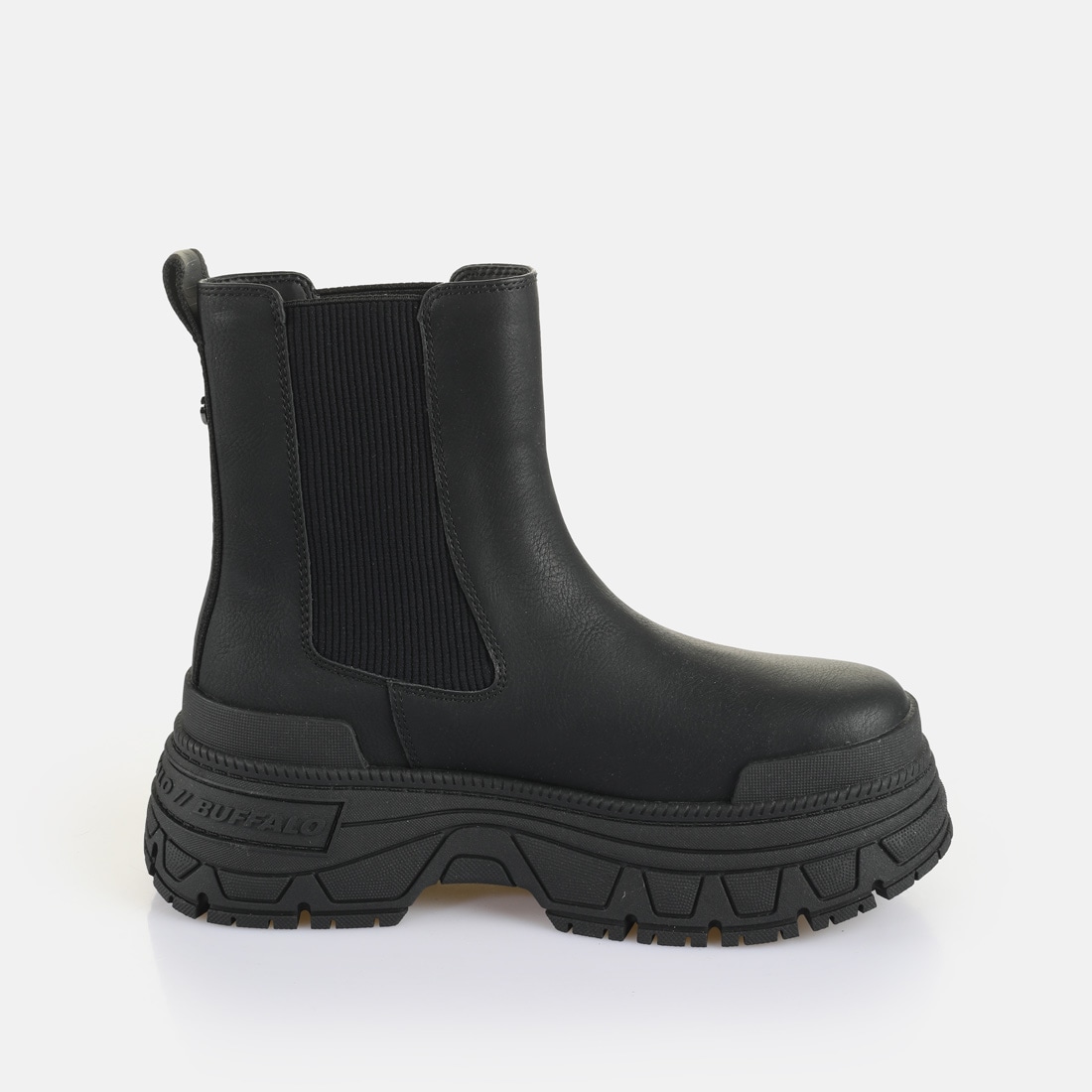 Buffalo »FUSION«  Plateauboots, Stiefelette mit seitlichen Stretcheinsätzen