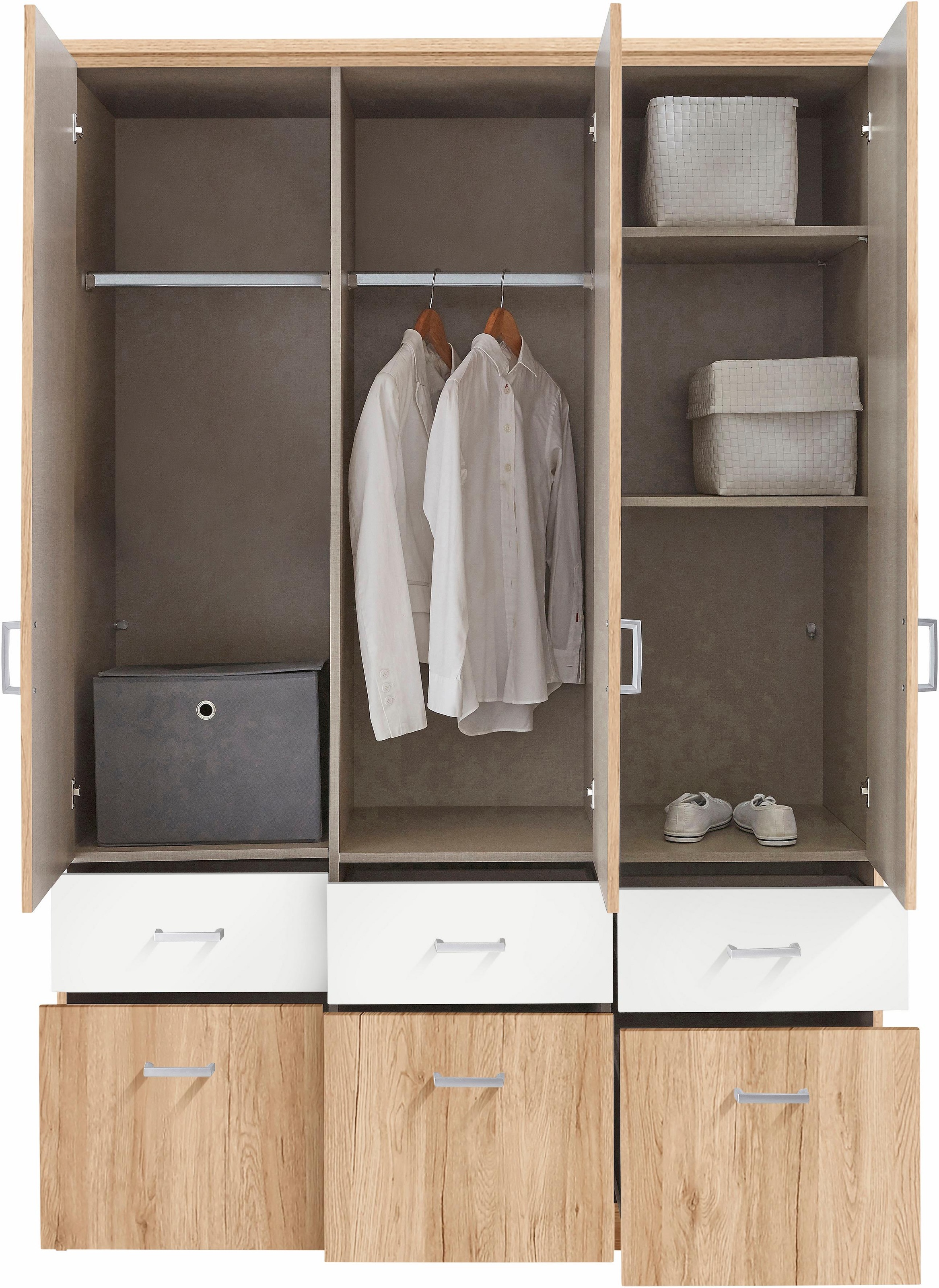 rauch Kleiderschrank »Kleiderschrank Schrank Garderobe deckenhoher Schrank BREMEN«, in vielen Farben und Ausführungen MADE IN GERMANY