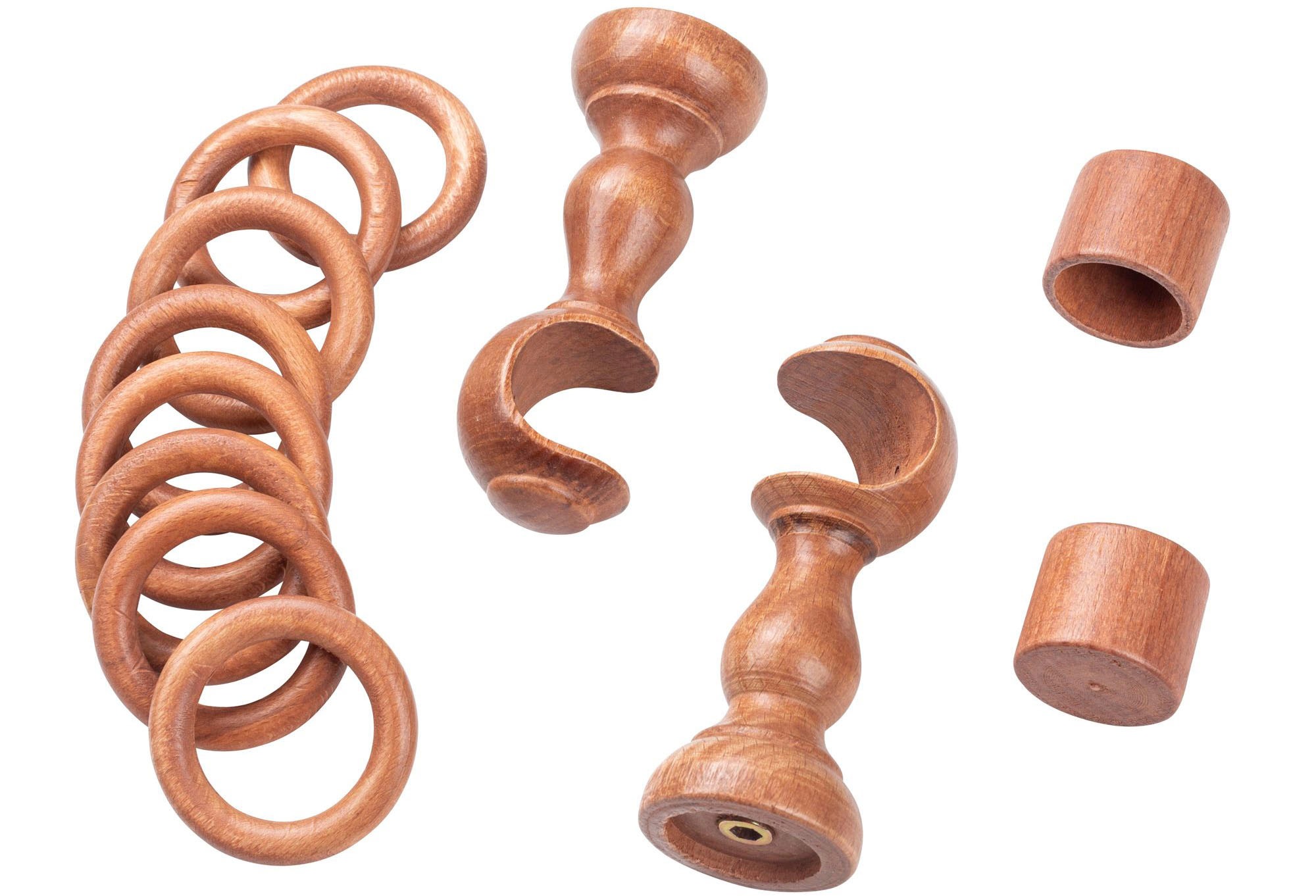 SN DECO GROUP Gardinenstange »Cafiro«, 1 läufig-läufig, Fixmaß
