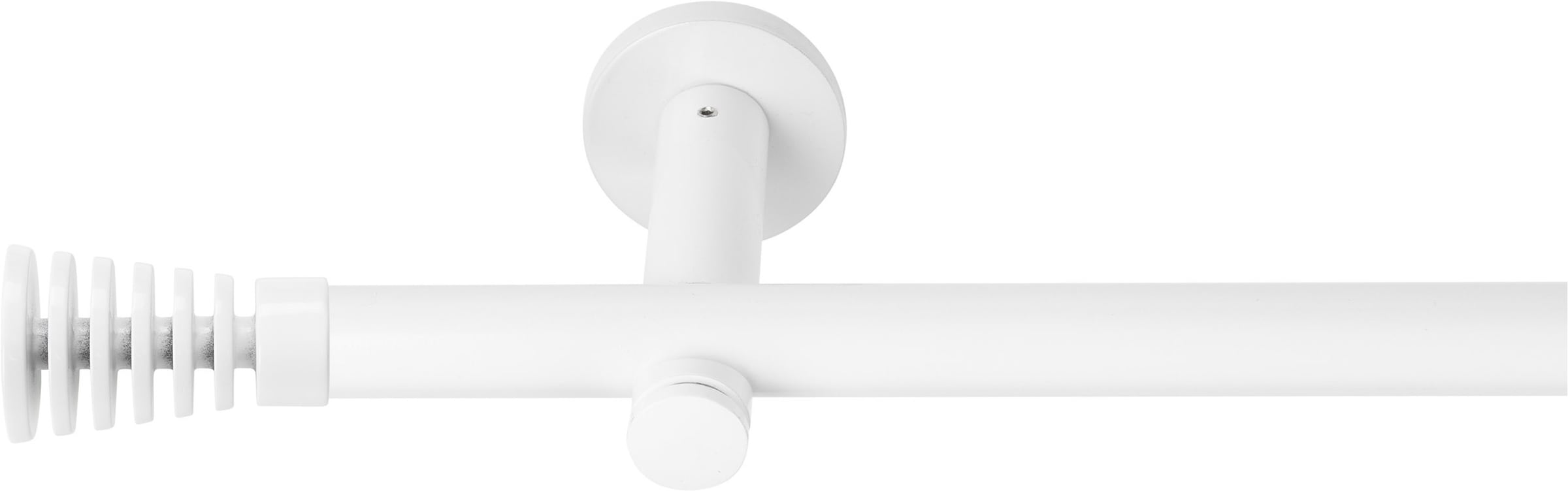 SN DECO GROUP Gardinenstange »Gardinenstange Gap Ø 19 mm, 1-läufig, Fixmaß, verschraubt« Ø 19 mm Fixmaß;kürzbar