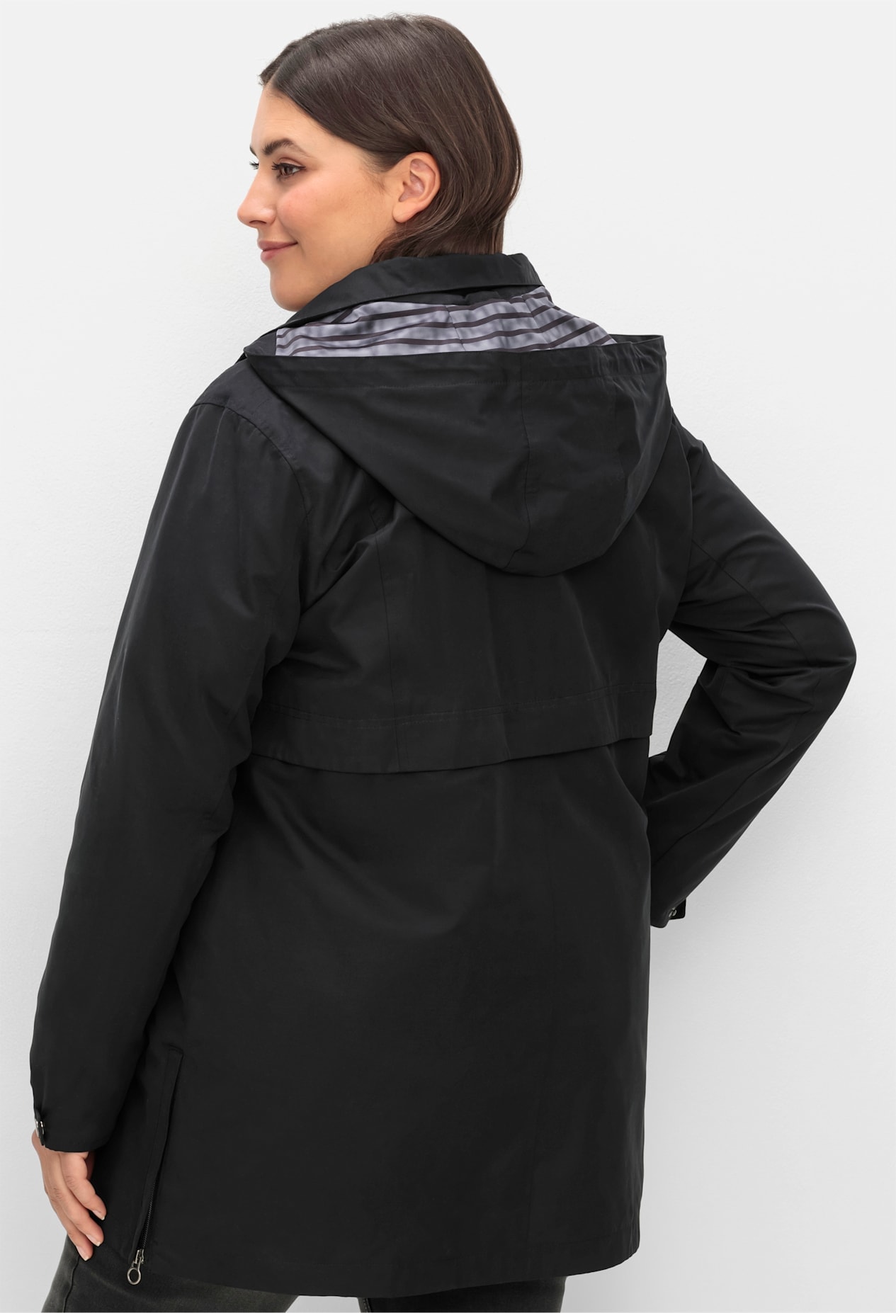 Sheego Parka, mit Kapuze