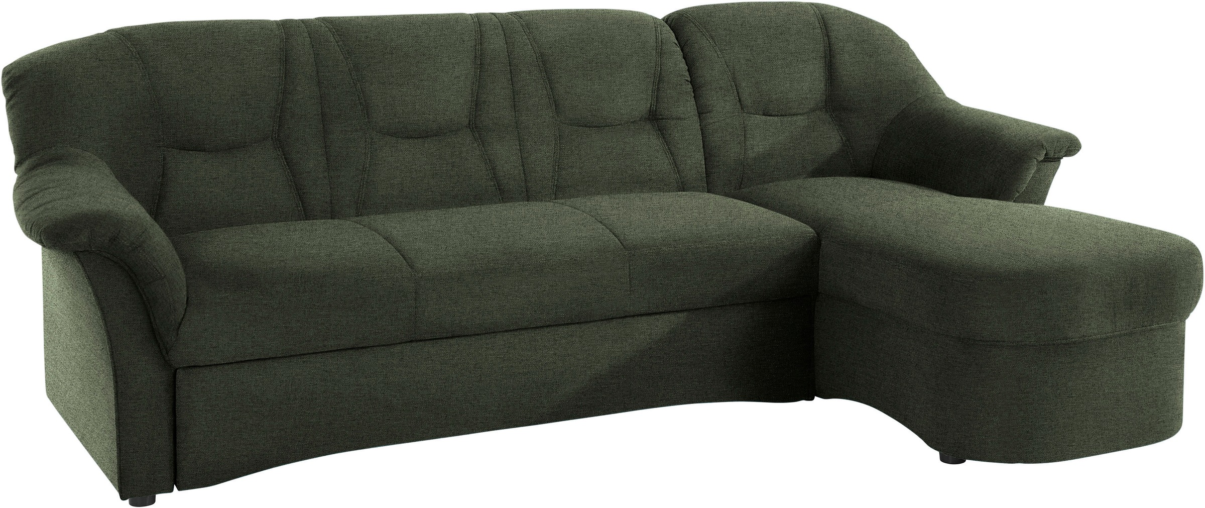 DOMO collection Ecksofa »Sarafina zeitlos und komfortabel, optional mit Federkern, L-Form«, wahlweise mit Bettfunktion