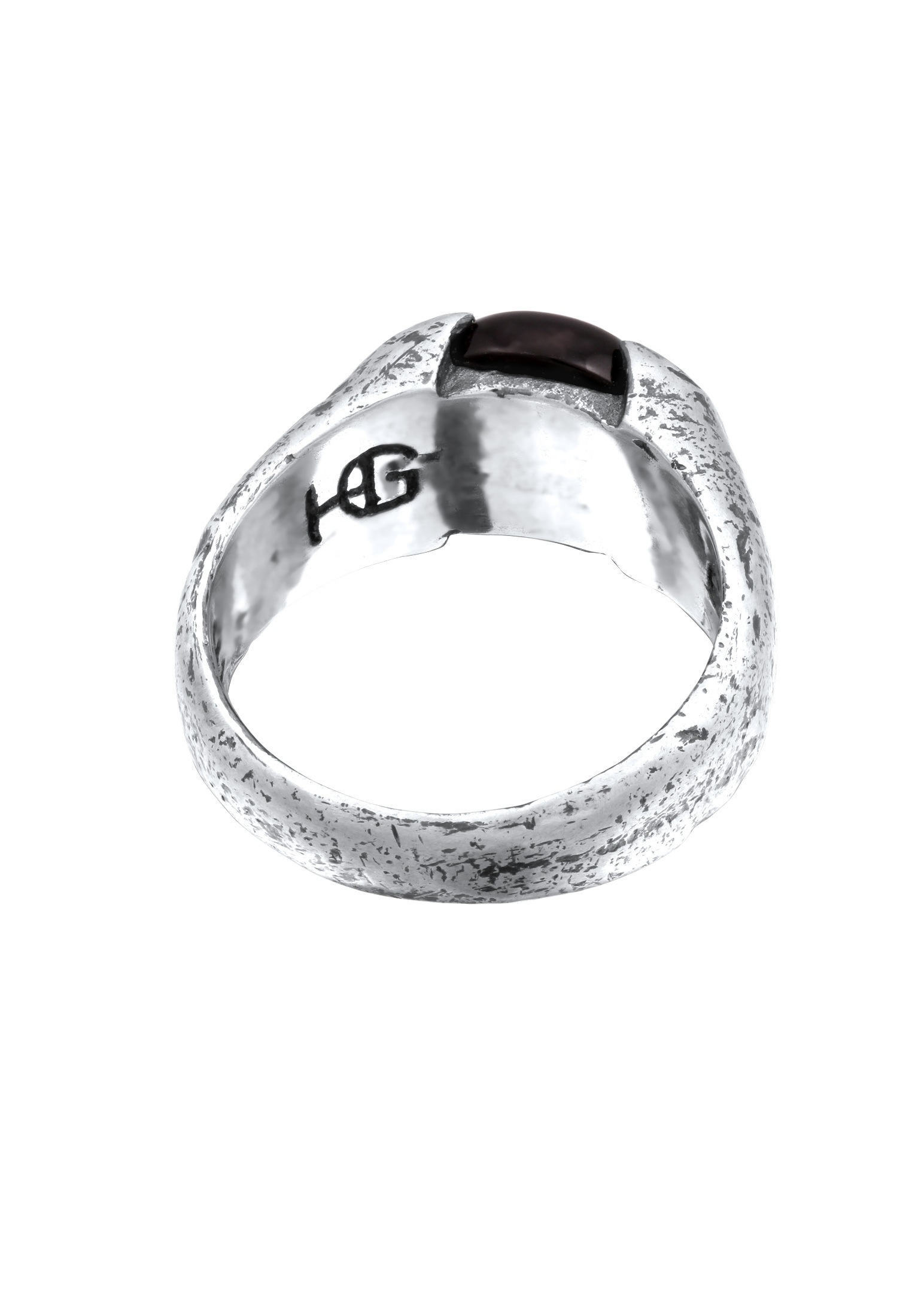 HAZE & GLORY Silberring »Ring Tiger Eye -  Quarz Dunkelblau 925 Sterling Silber«