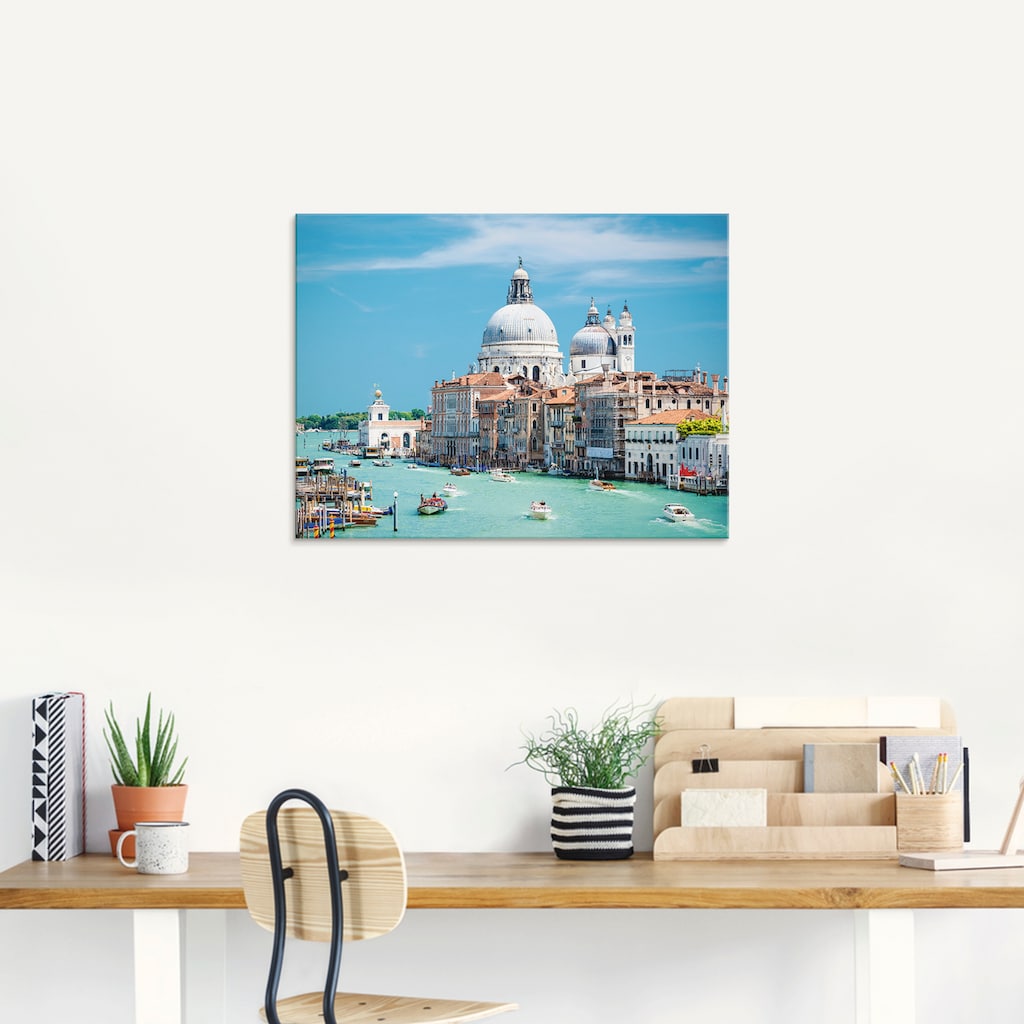 Artland Glasbild »Venedig«, Italien, (1 St.)
