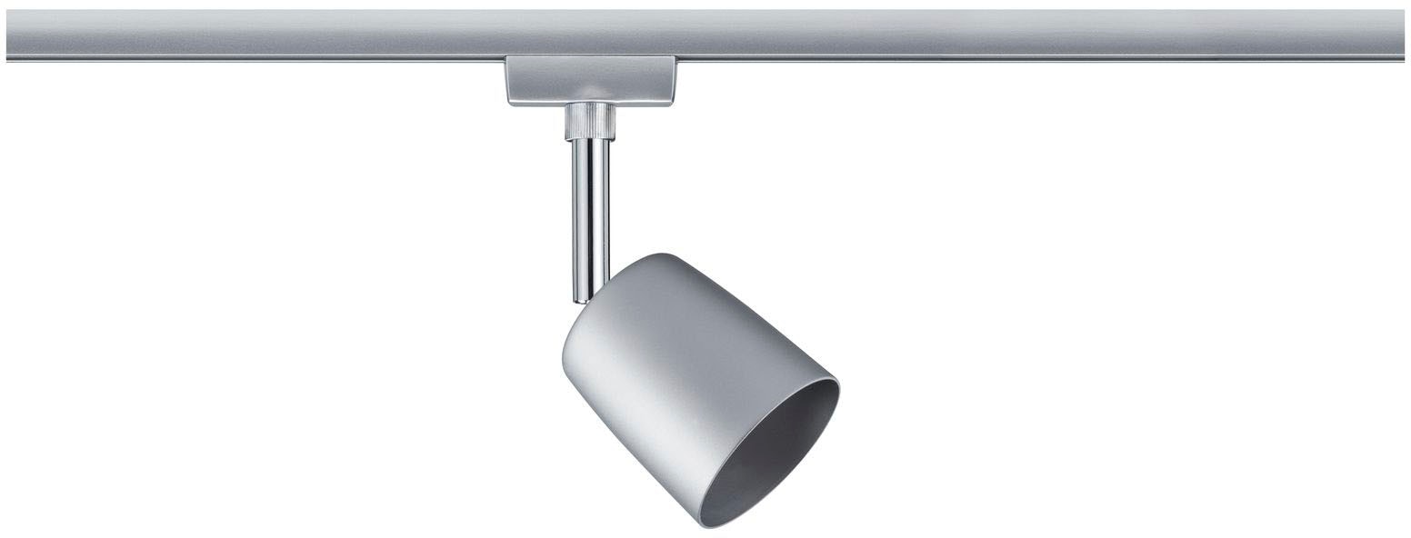 Paulmann Schienensystem-Leuchten »URail Schienenspot Cover GU10 max. 10W 230V Schwarz matt, Chrom« GU10 1 Stk. Einzelspot, dimmbar