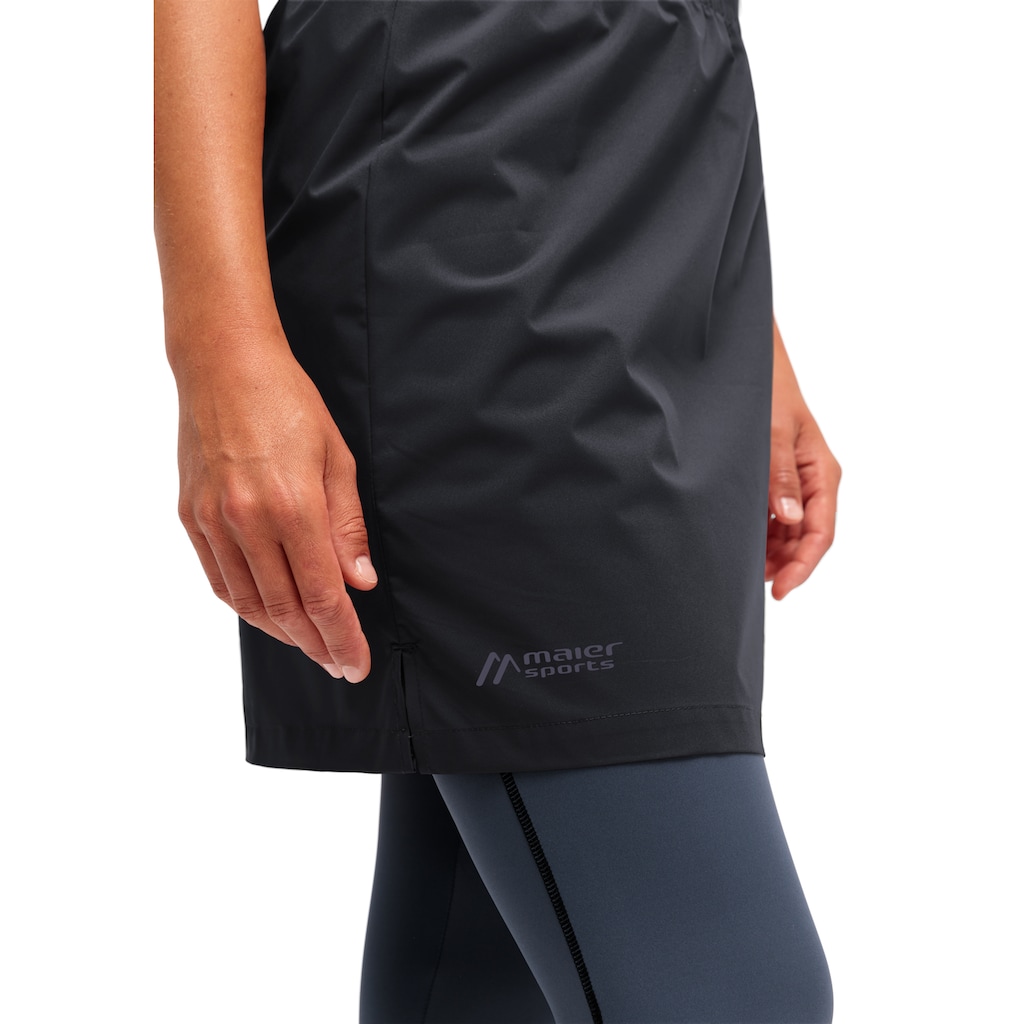 Maier Sports Midirock »Rain Skirt 2.0«, Damen Regenrock, wasserabweisend atmungsaktiv, Rock in sich verpackbar
