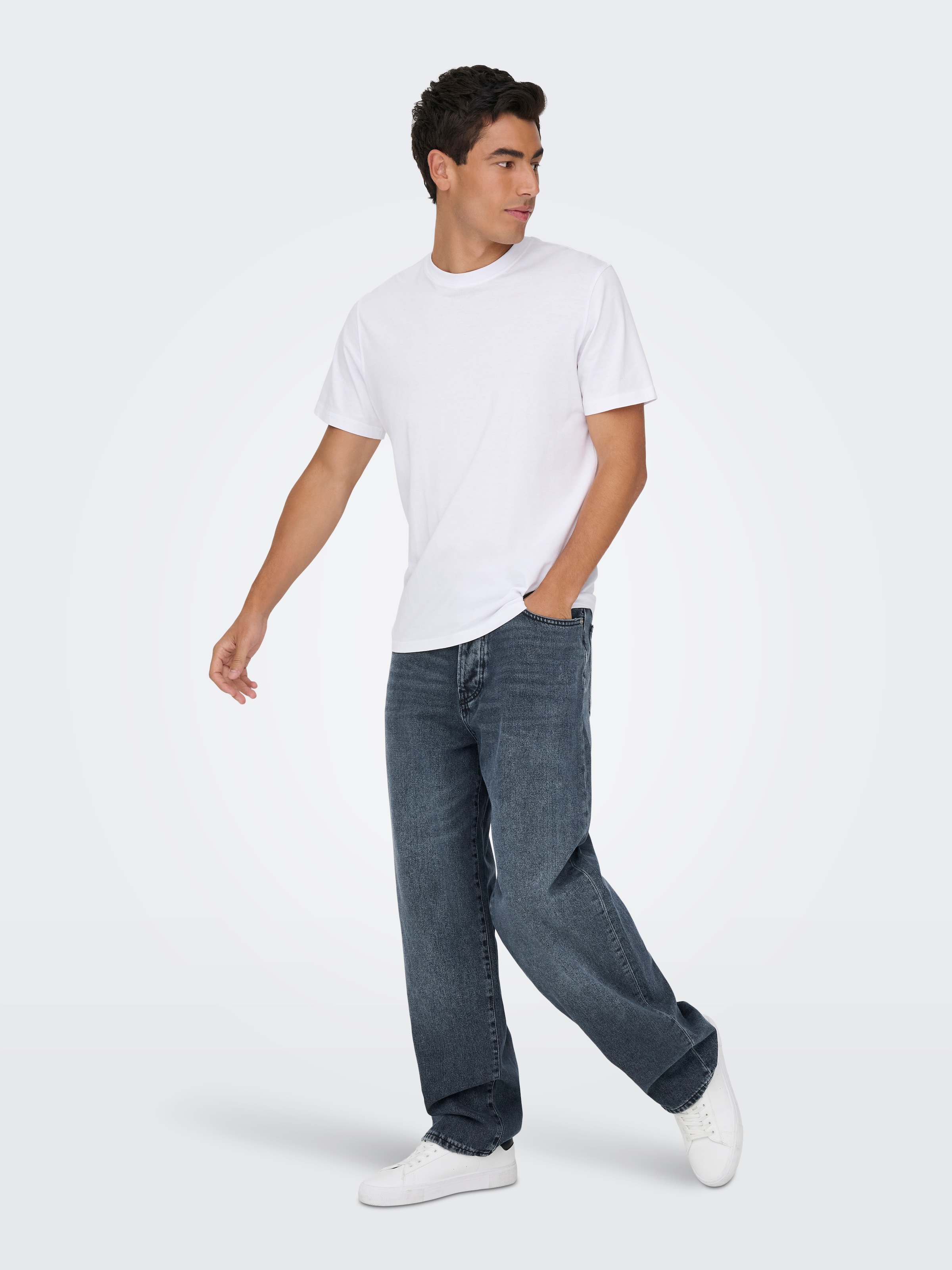 ONLY & SONS Loose-fit-Jeans »ONSFADE LOOSE WB 6778 A14 DNM NOOS«