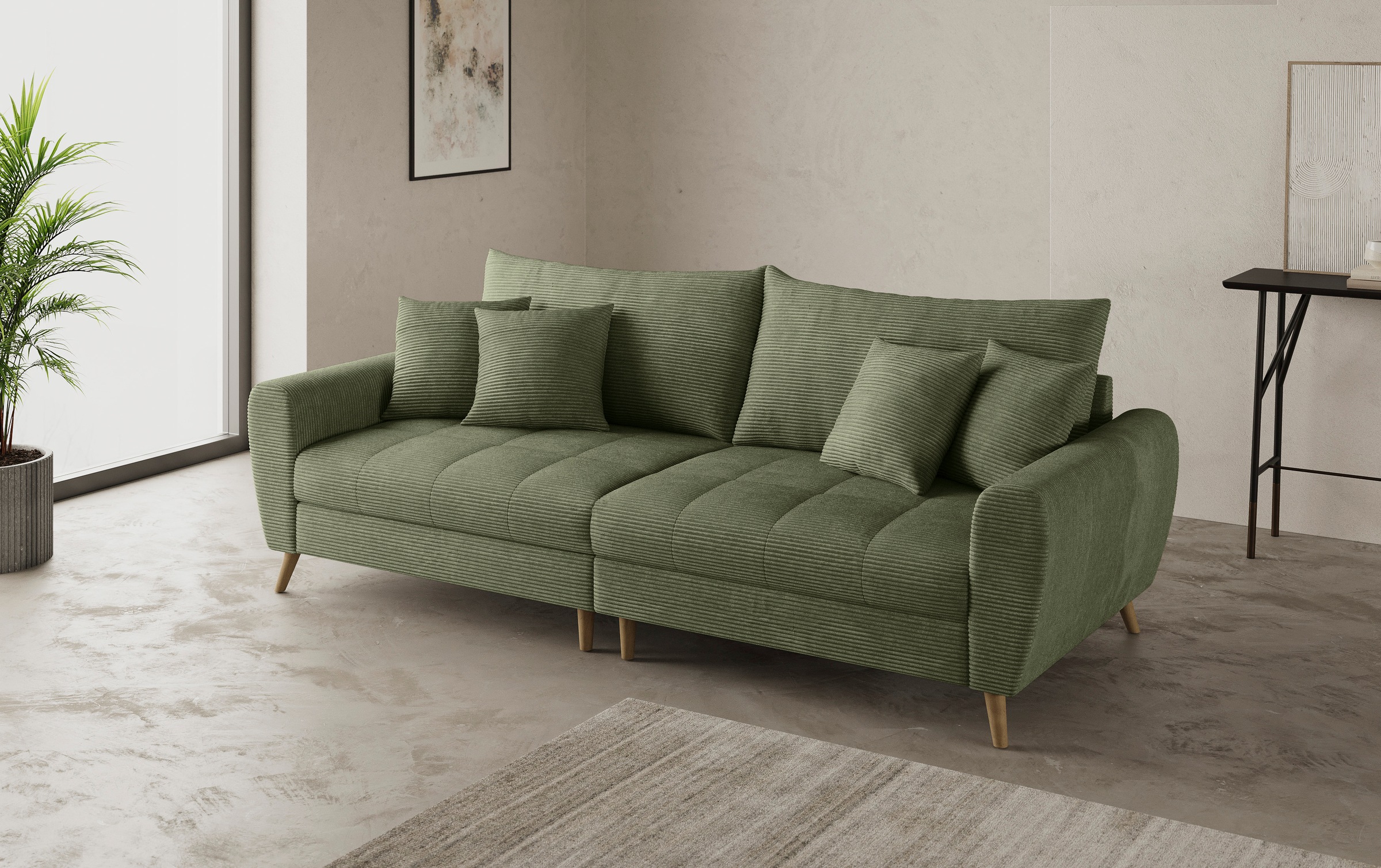 Mr. Couch Big-Sofa »Blackburn II«, Mit Kaltschaumpolsterung bis 140 kg belastbar