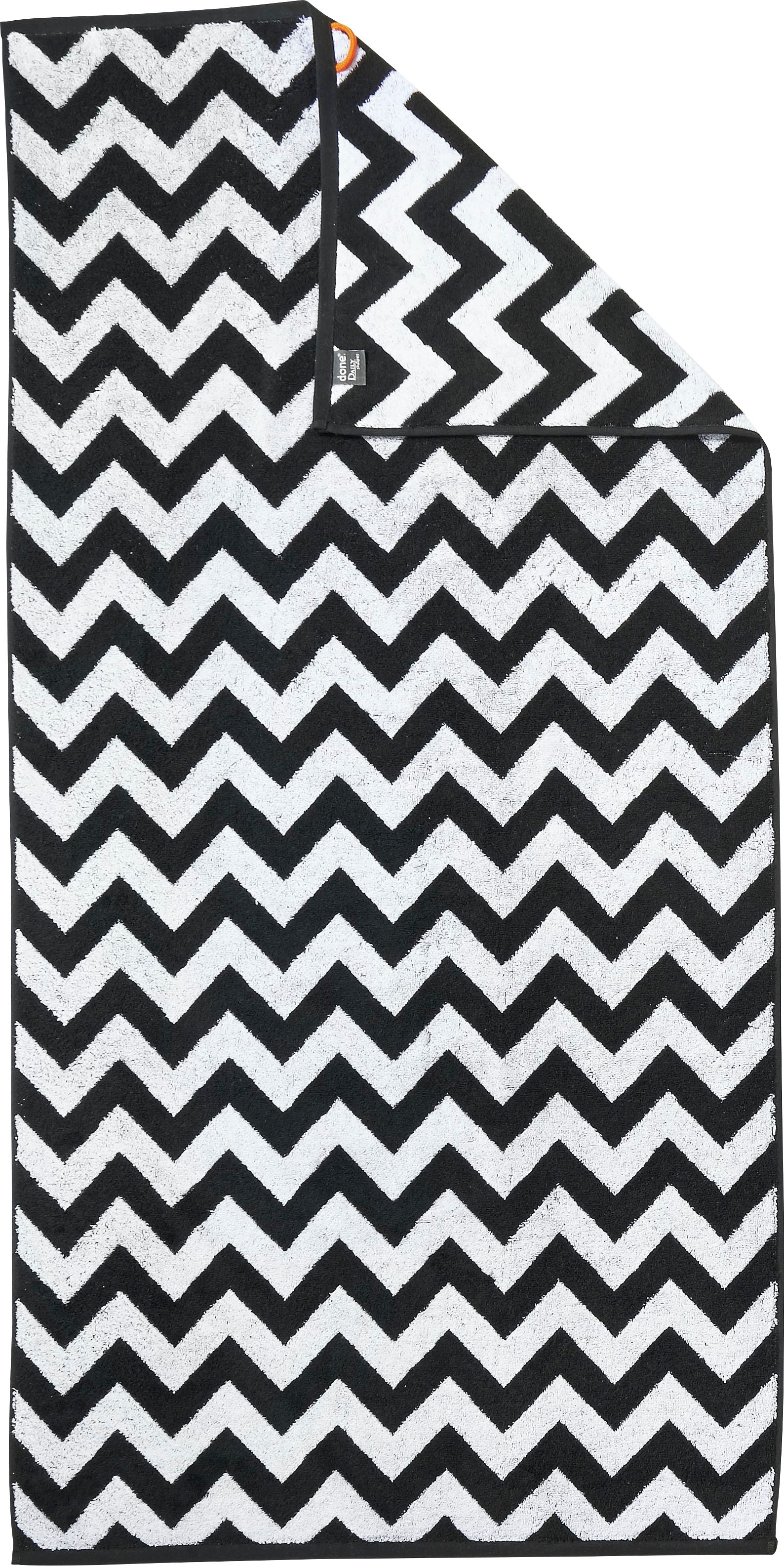 done.® Duschtuch »Daily Shapes ZickZack« Jacquardgewebe, modernes Muster