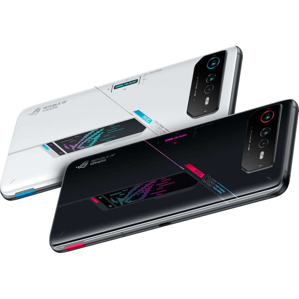 Asus Smartphone »ROG Phone 6«, Storm White, 17,22 cm/6,78 Zoll, 512 GB Speicherplatz, 50 MP Kamera