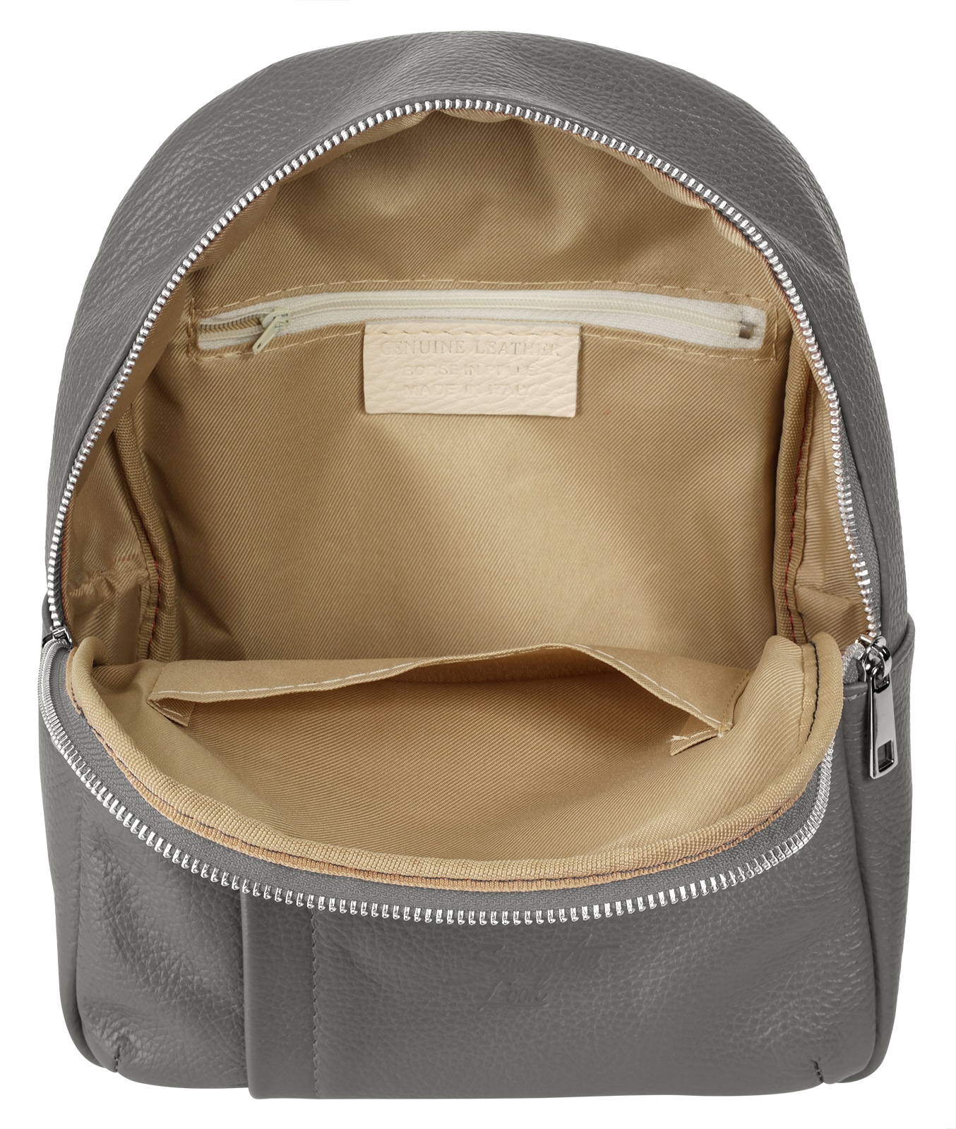 Samantha Look Cityrucksack, Echt Leder, Made in Italy