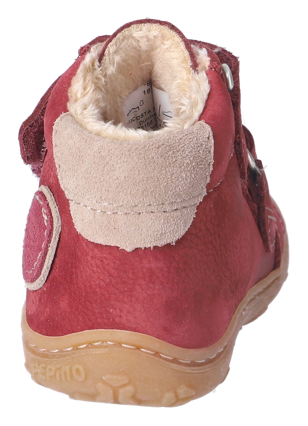 PEPINO by RICOSTA Lauflernschuh »Gedo WMS: normal« Barfußschuh mit hochgezogener Zehenkappe, Größenschablone zum Download