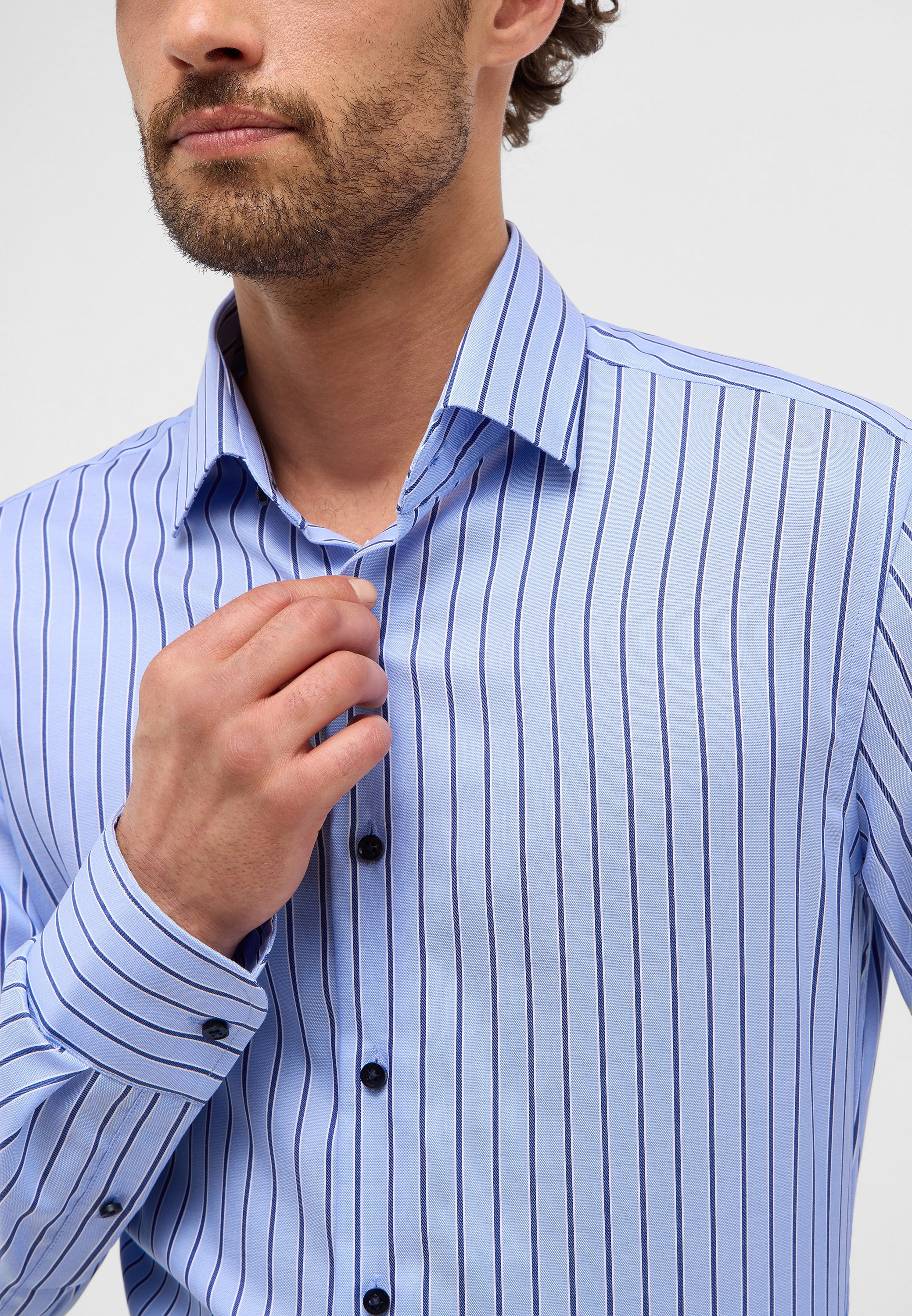 Eterna Langarmhemd »SLIM FIT«, NON IRON (bügelfrei)