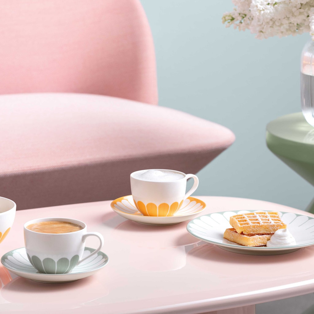 Villeroy & Boch Tasse »Kaffeetasse mit Untertasse Fleur Couleur 160 ml«
