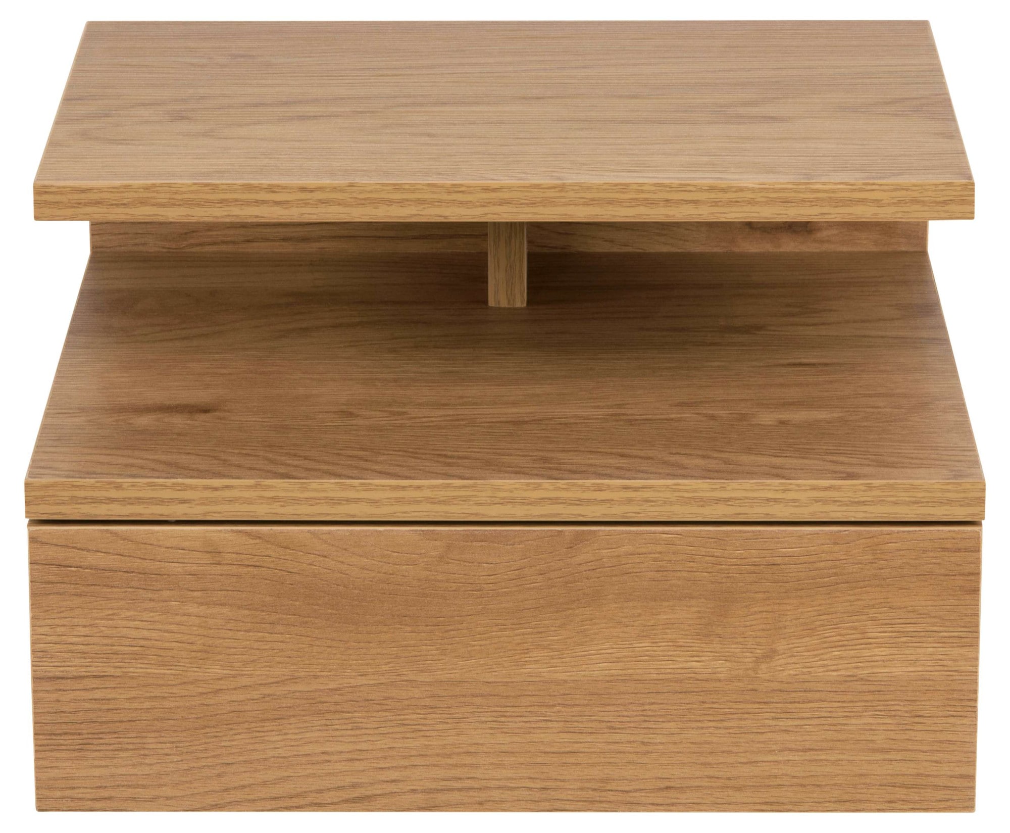 ACTONA GROUP Nachttisch »Ashlan Nachtkommode« Nachtschrank, wandmontiert, 1 Schublade, 1 Fachboden, Metallschienen