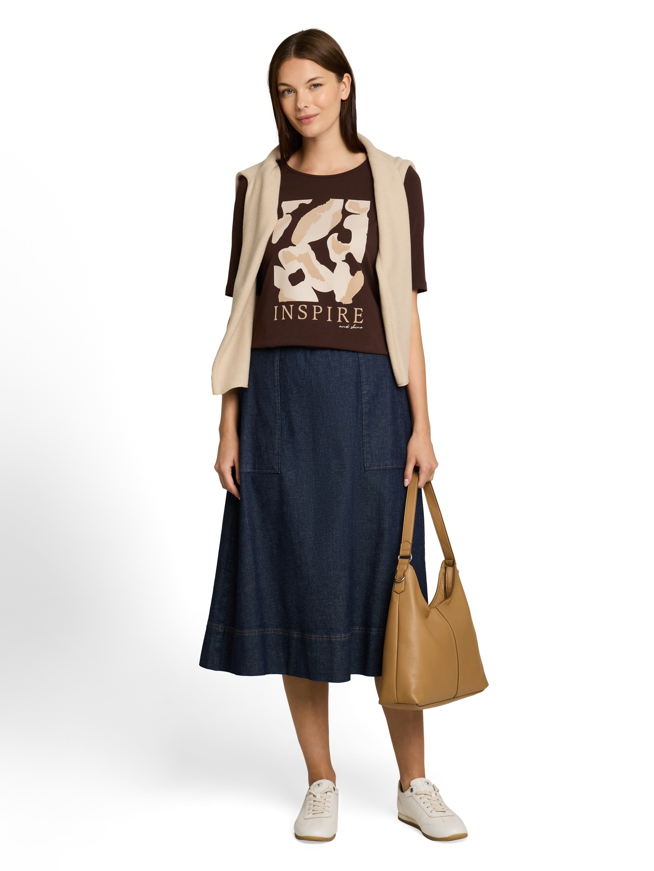 TOM TAILOR Kurzarmshirt »Fied« Sommershirt mit Print