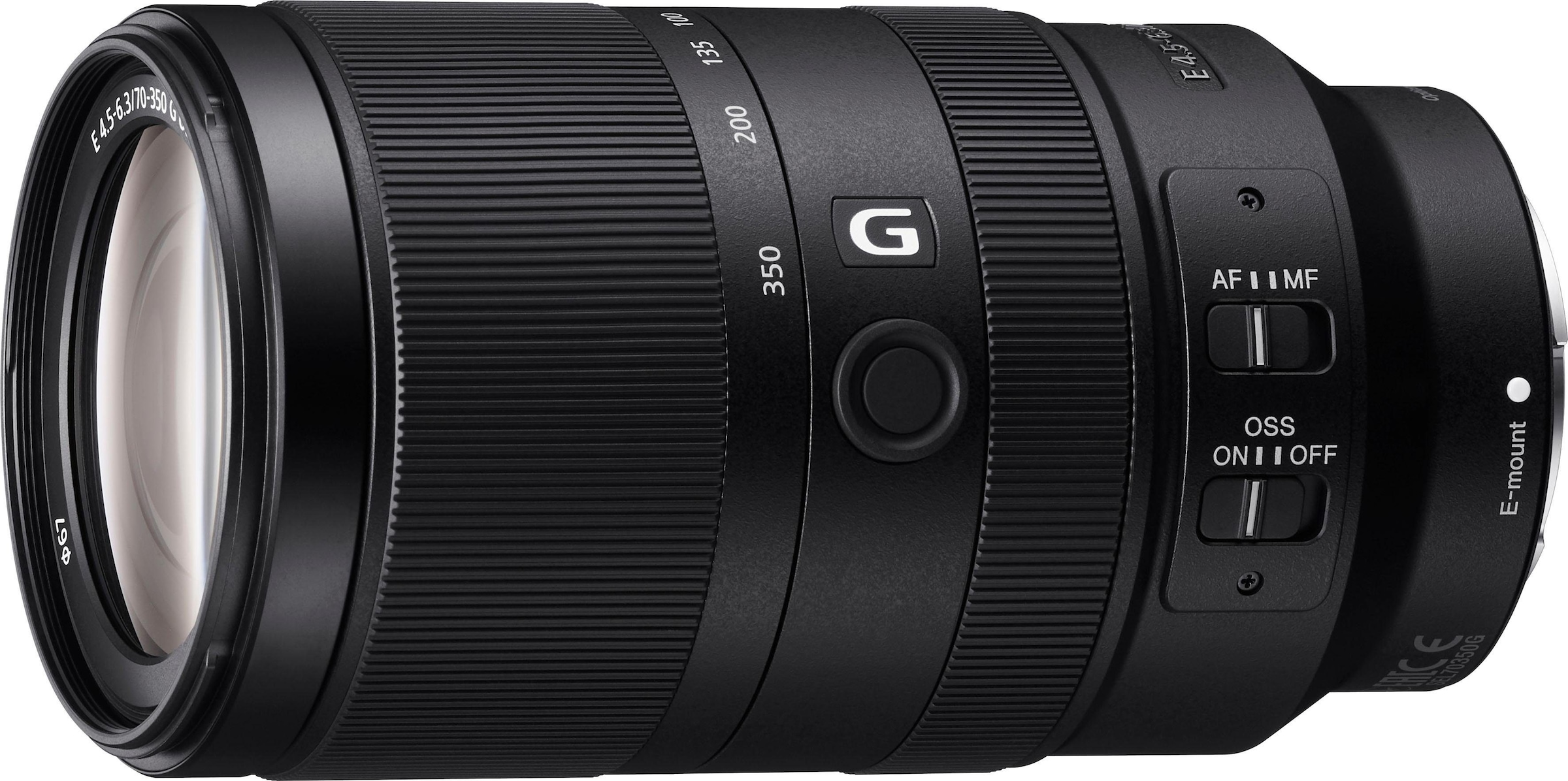 Sony Objektiv »SEL-70350G E-Mount Super-Telezoom«, E 70-350mm F4.5-6.3 G, OSS, APS-C