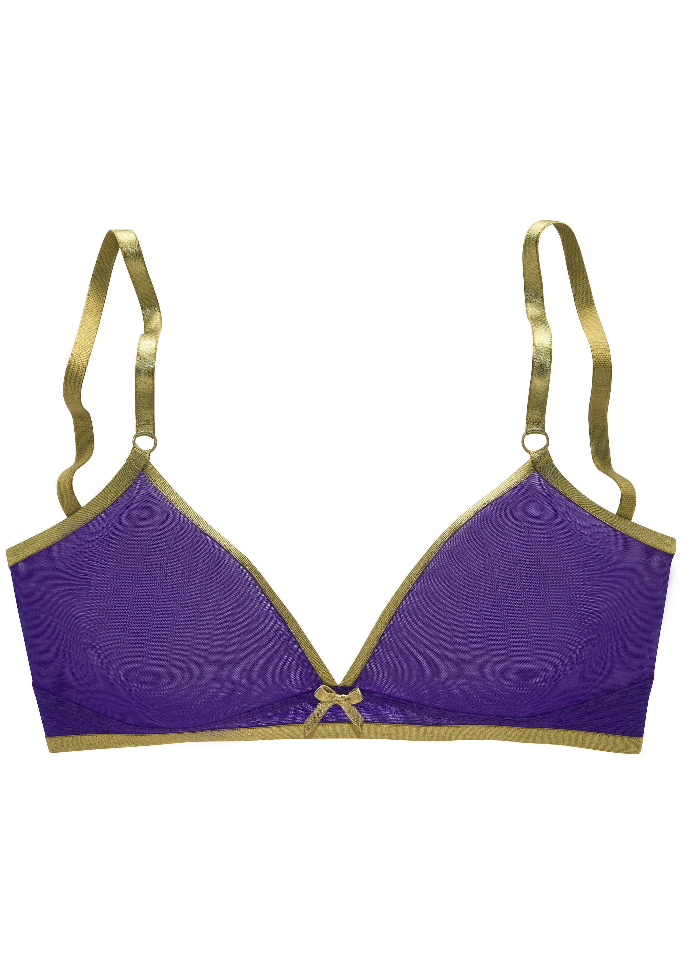 Vivance Bralette-BH »Finja« ohne Bügel aus transparentem Soft-Mesh, transparente Unterwäsche