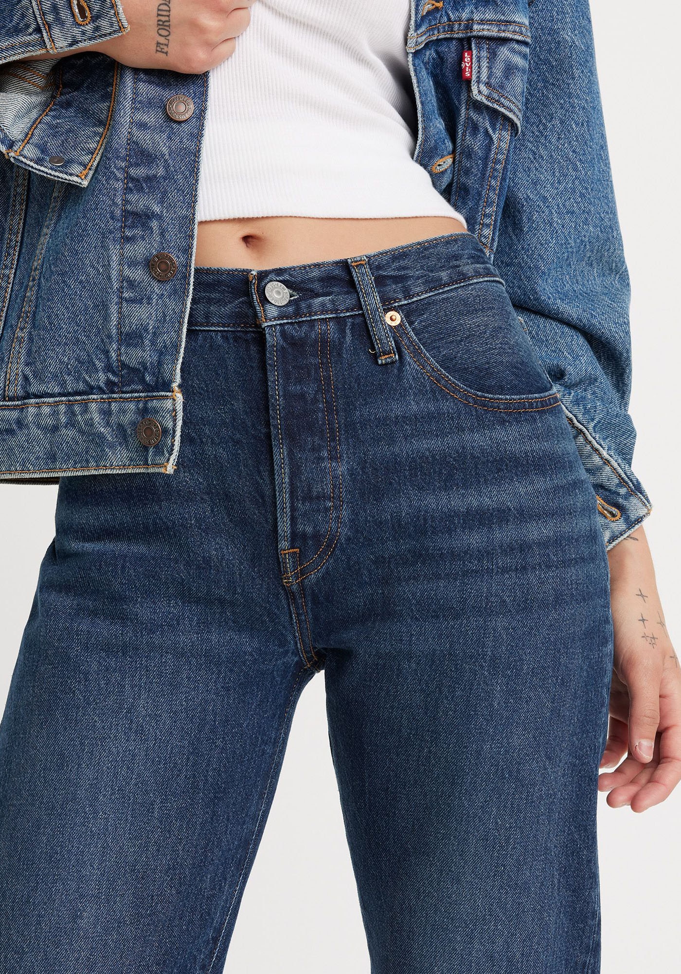 Levi's® 7/8-Jeans »501 Crop«, 501 Collection, 5-Pocket-Style