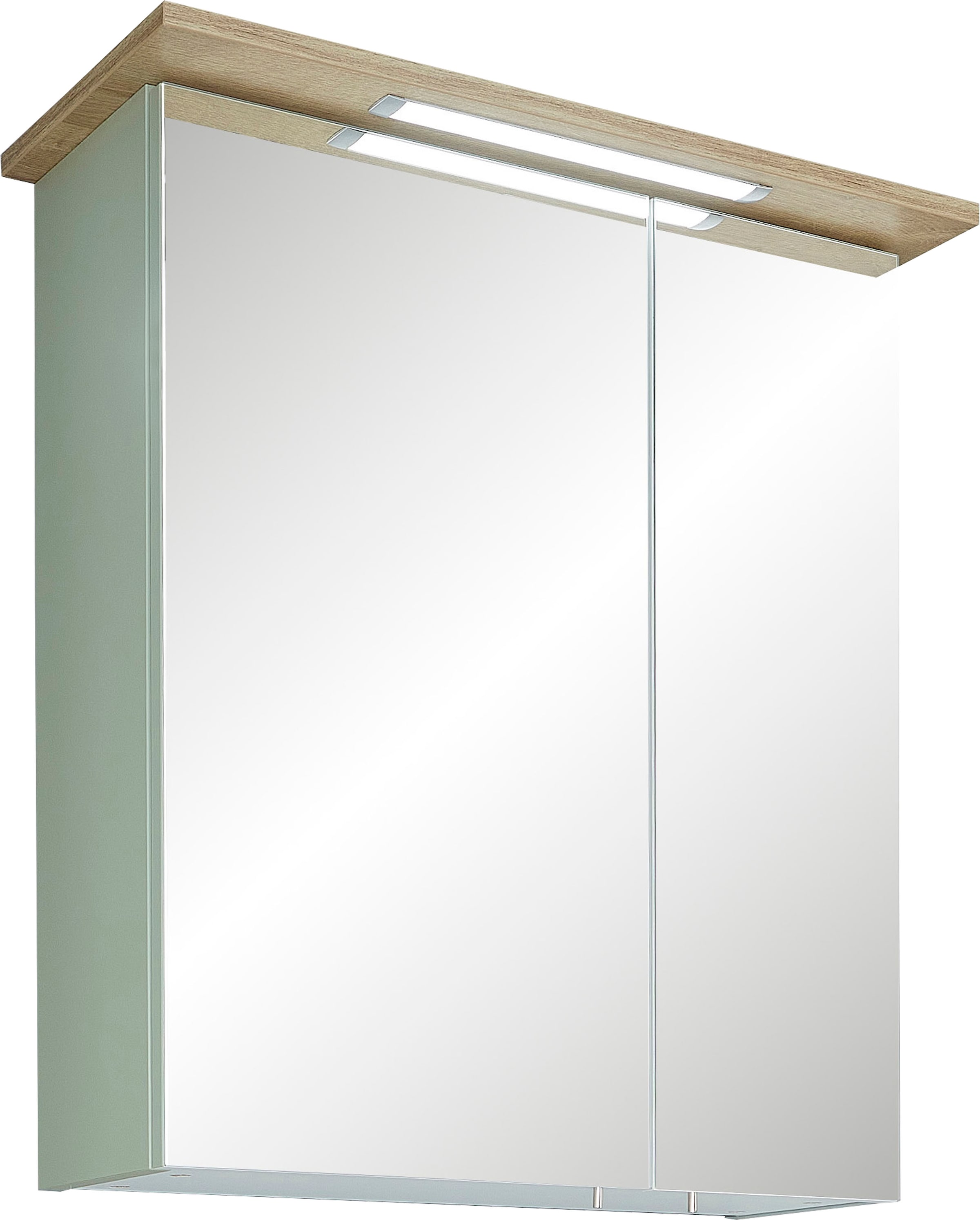 PELIPAL Spiegelschrank »Quickset cm, 3 | 60 963«, Steckdosenbox Garantie Jahren eingelassene mit XXL kaufen Breite 2-türig, online LED-Beleuchtung