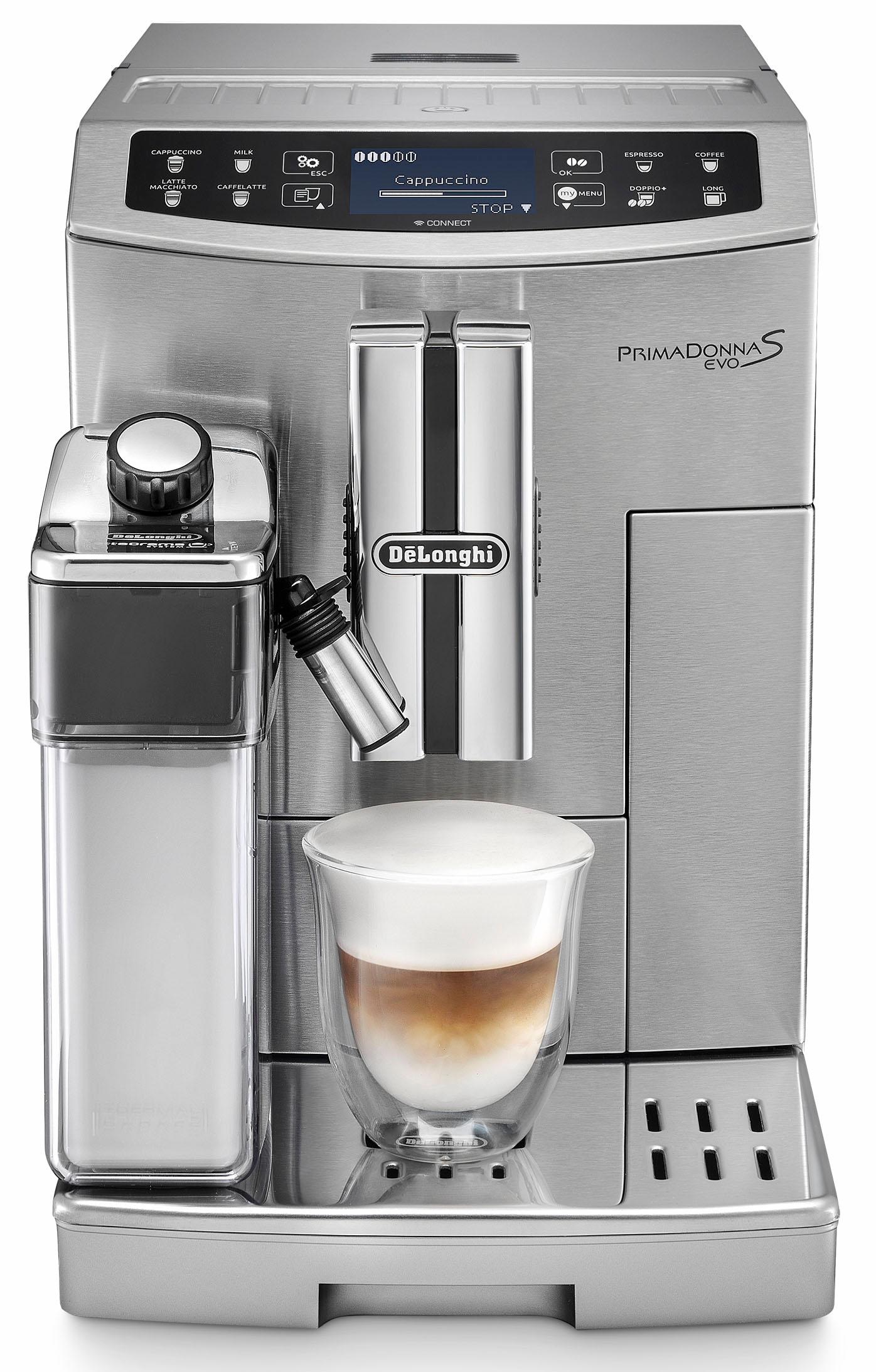 De'Longhi Kaffeevollautomat »PrimaDonna S Evo ECAM 510.55.M«, LatteCrema Milchsystem, App-Steuerung