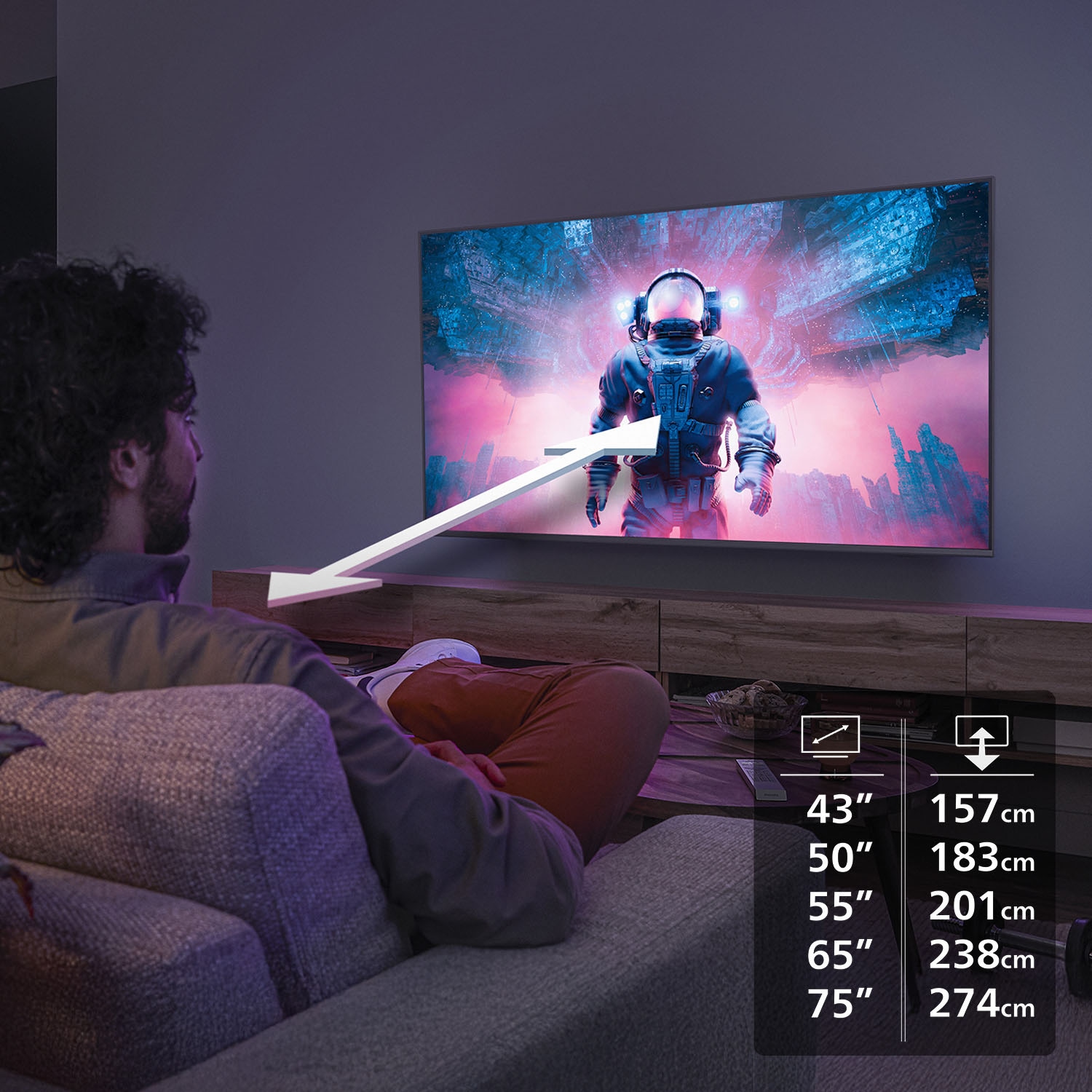 Philips QLED-Fernseher »75PQS7801/12« 189 cm/75 ″ Smart-TV