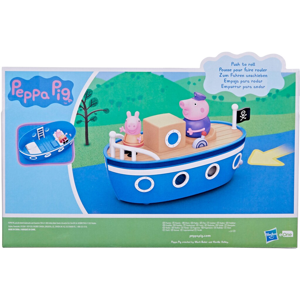 Hasbro Spielwelt »Peppa Pig, Hausboot von Opa Wutz«