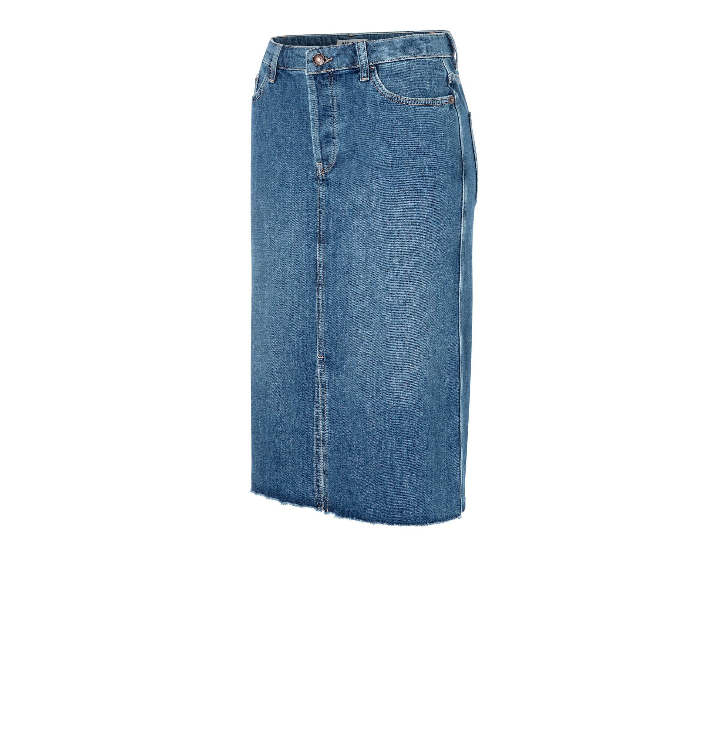 MAC Midirock »MIDI SKIRT fringe« im Five-Pocket Style